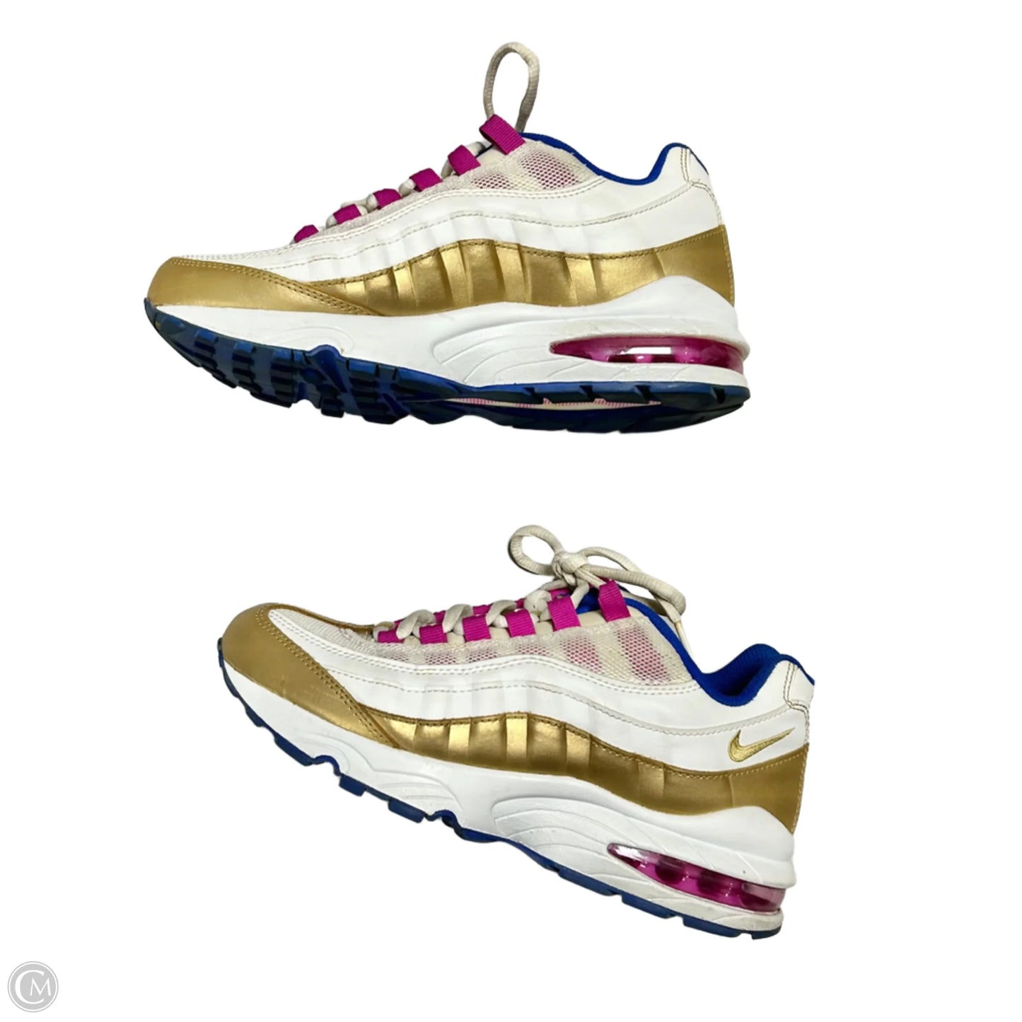 Shoes Sneakers By Nike In Gold & Pink, Size: 7.5