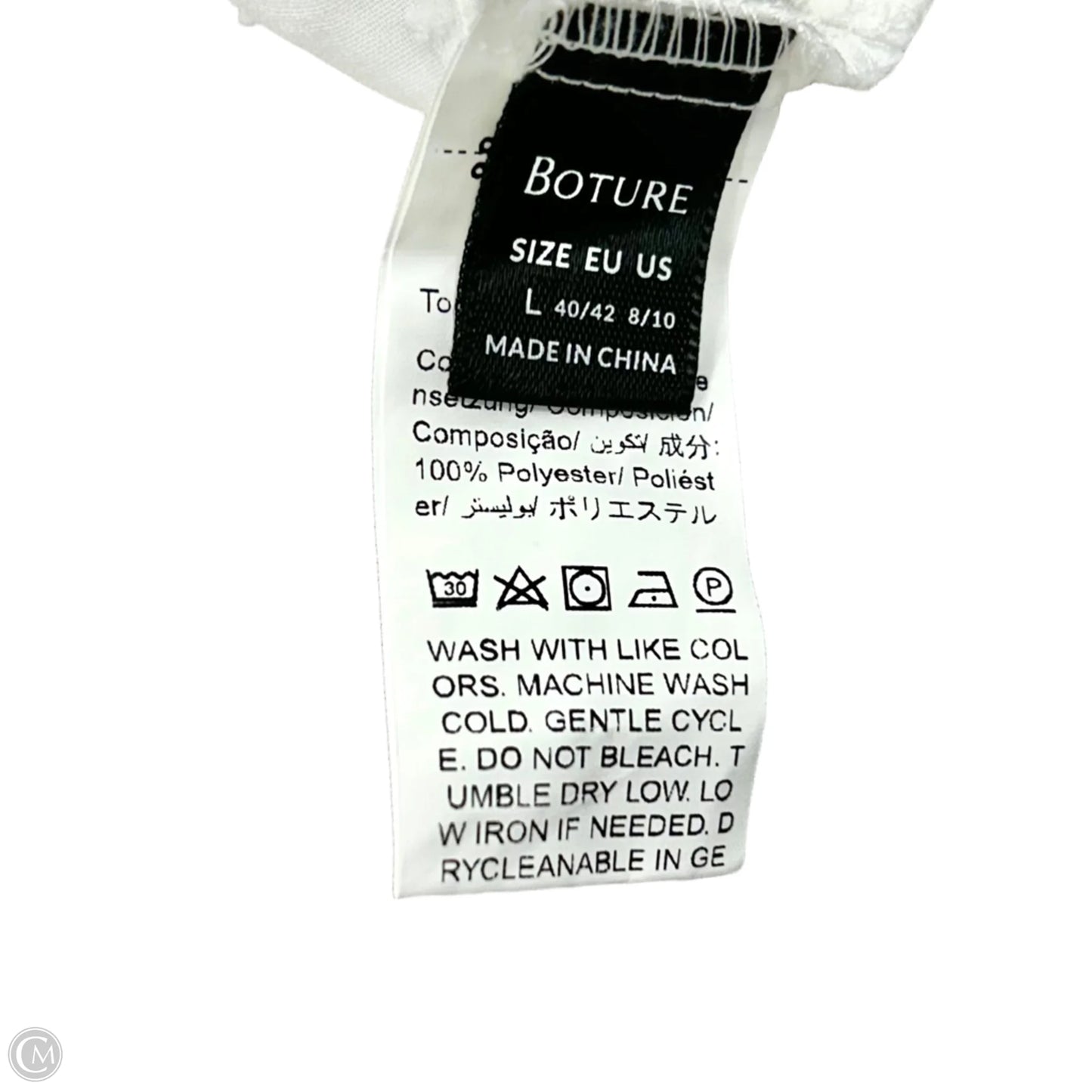 Pants Set 2pc By Boture In White, Size: L