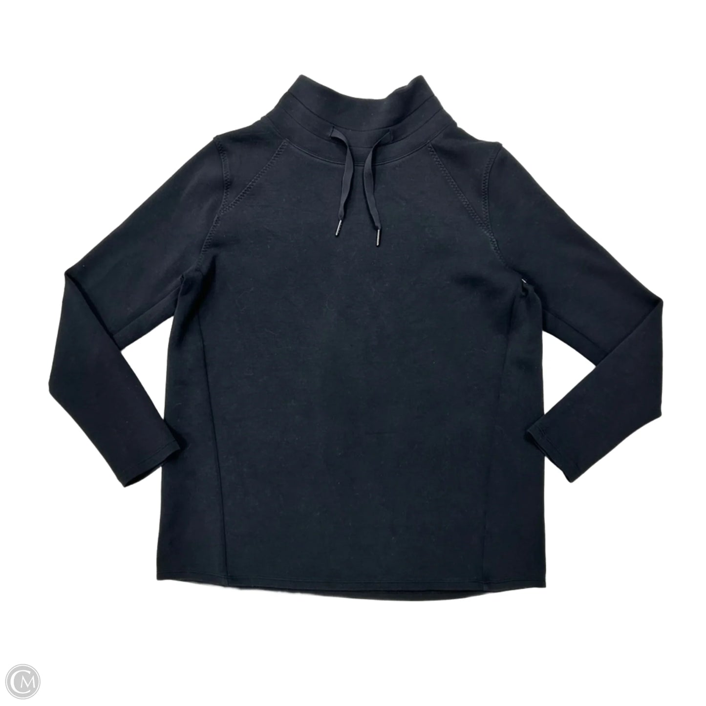 Sweatshirt Collar By Spanx In Black, Size: M
