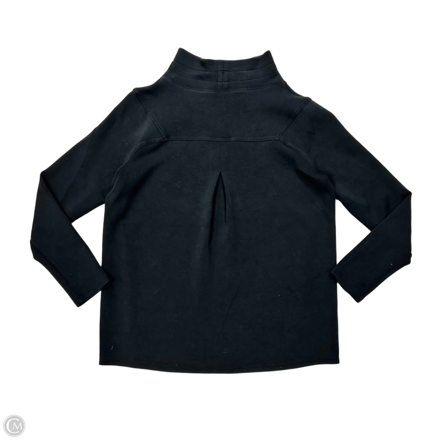 Sweatshirt Collar By Spanx In Black, Size: M