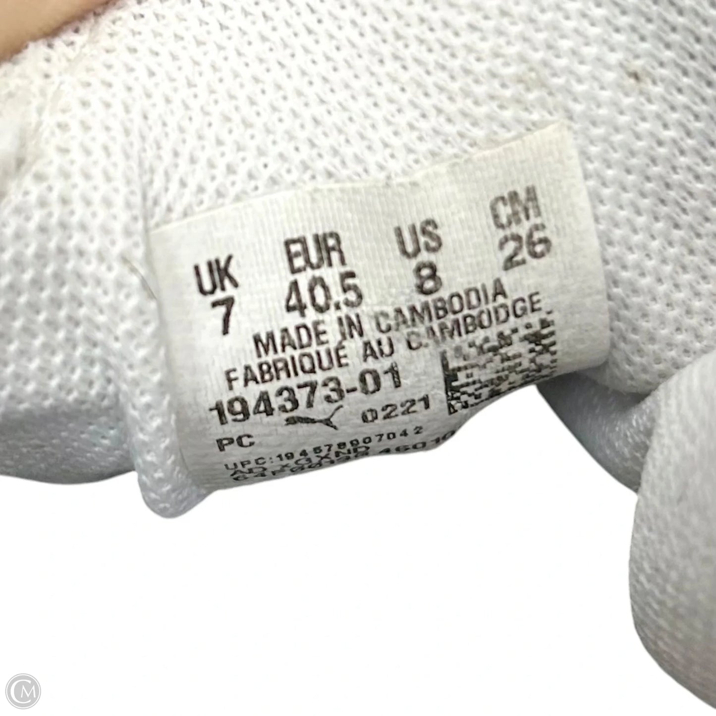Shoes Athletic By Puma In Cream, Size: 8