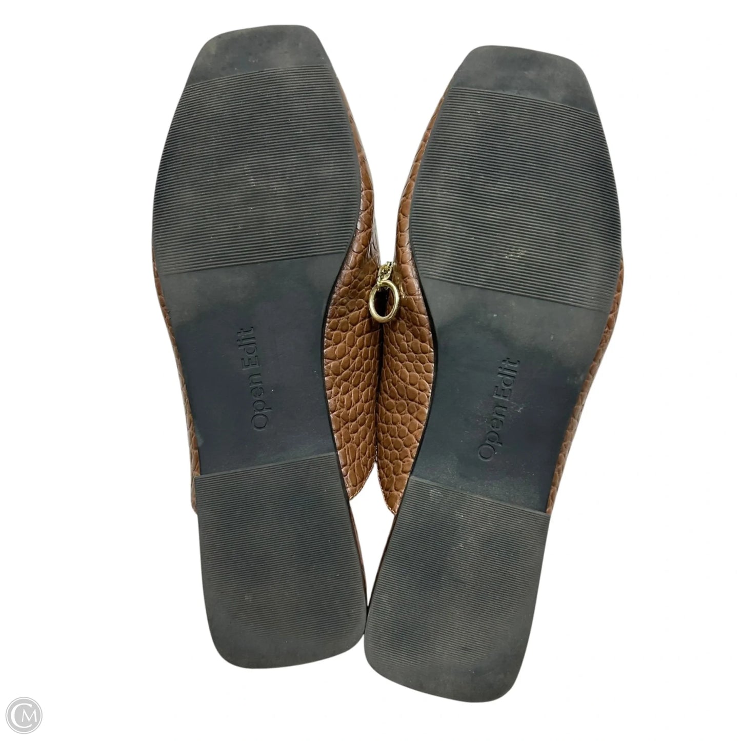 Shoes Flats By Open Edit In Brown, Size: 7