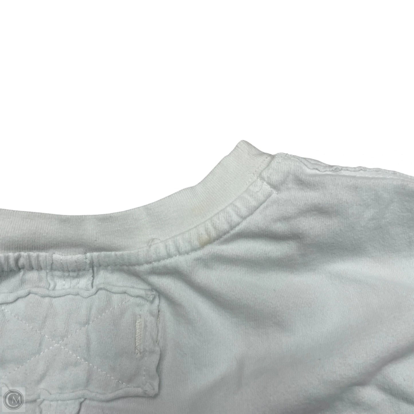 Top Short Sleeve By Tricia Fix In Blue & White, Size: Xs
