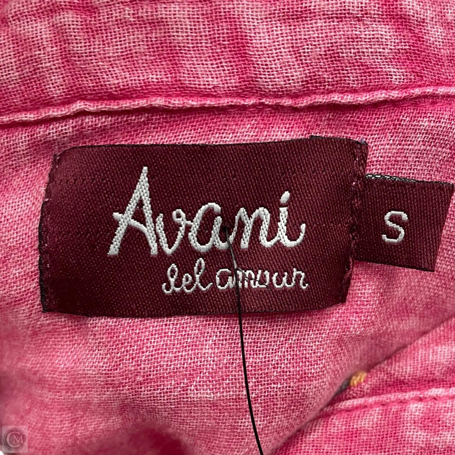 Top Long Sleeve By Avani In Pink, Size: S