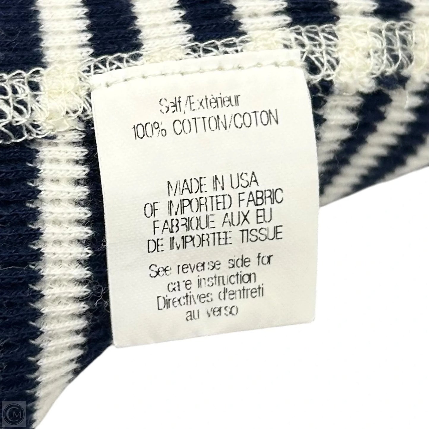 Dress Casual Short By Theory In Blue & White, Size: M