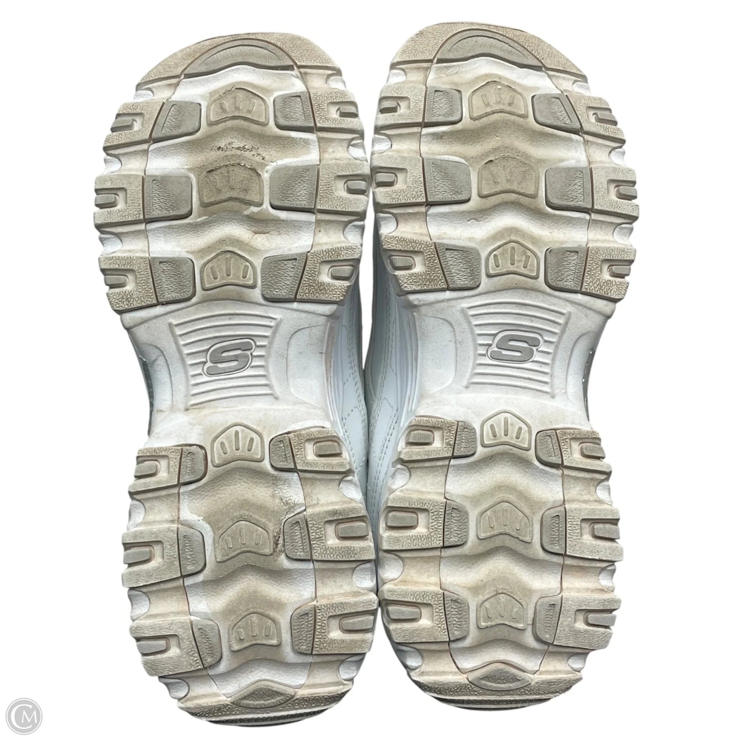Shoes Athletic By Skechers In White, Size: 7.5