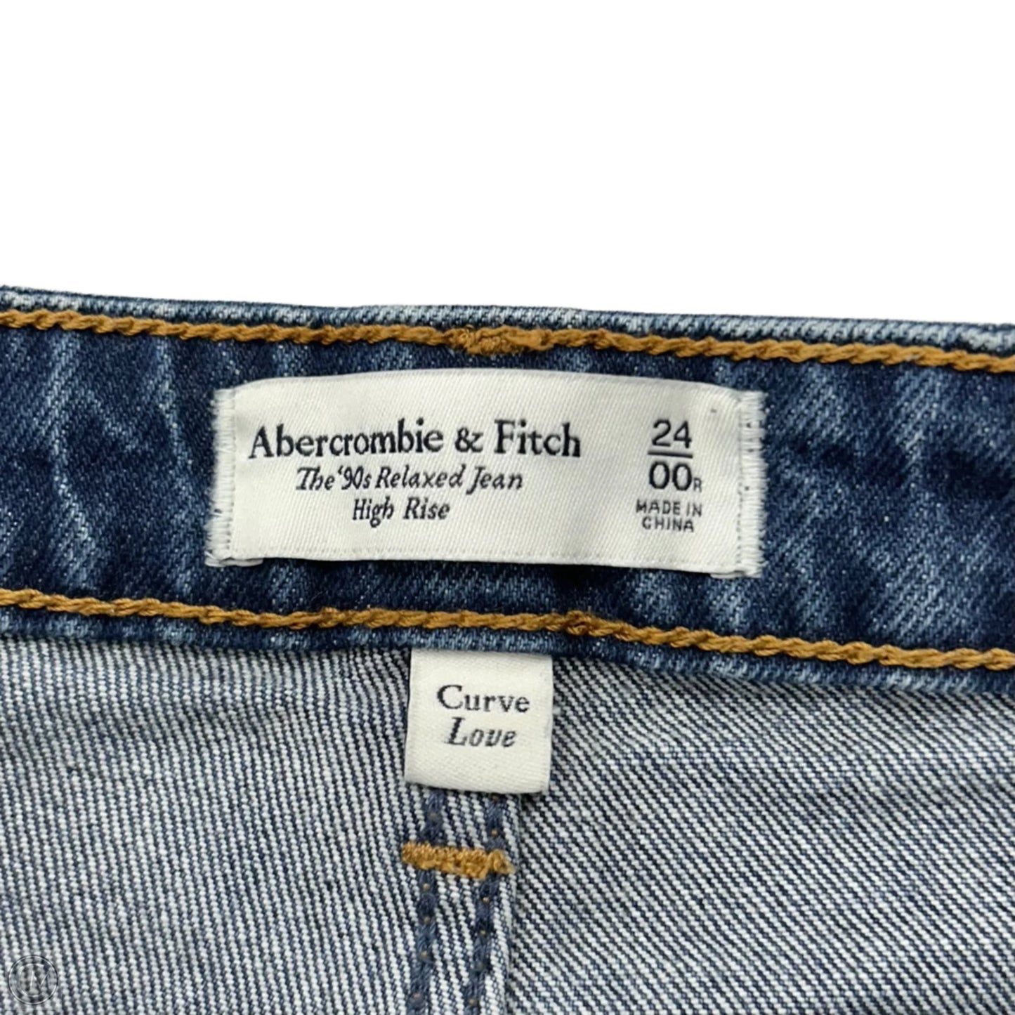 Jeans Boyfriend By Abercrombie And Fitch In Blue Denim, Size: 0