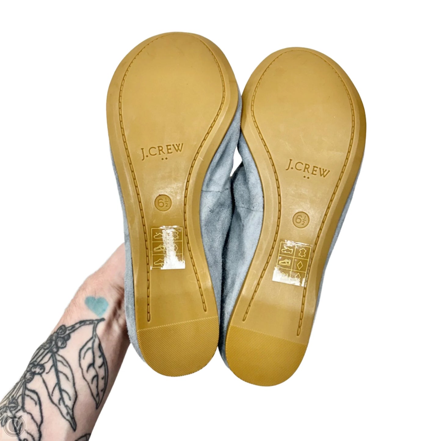 Shoes Flats By J. Crew In Blue, Size: 6.5