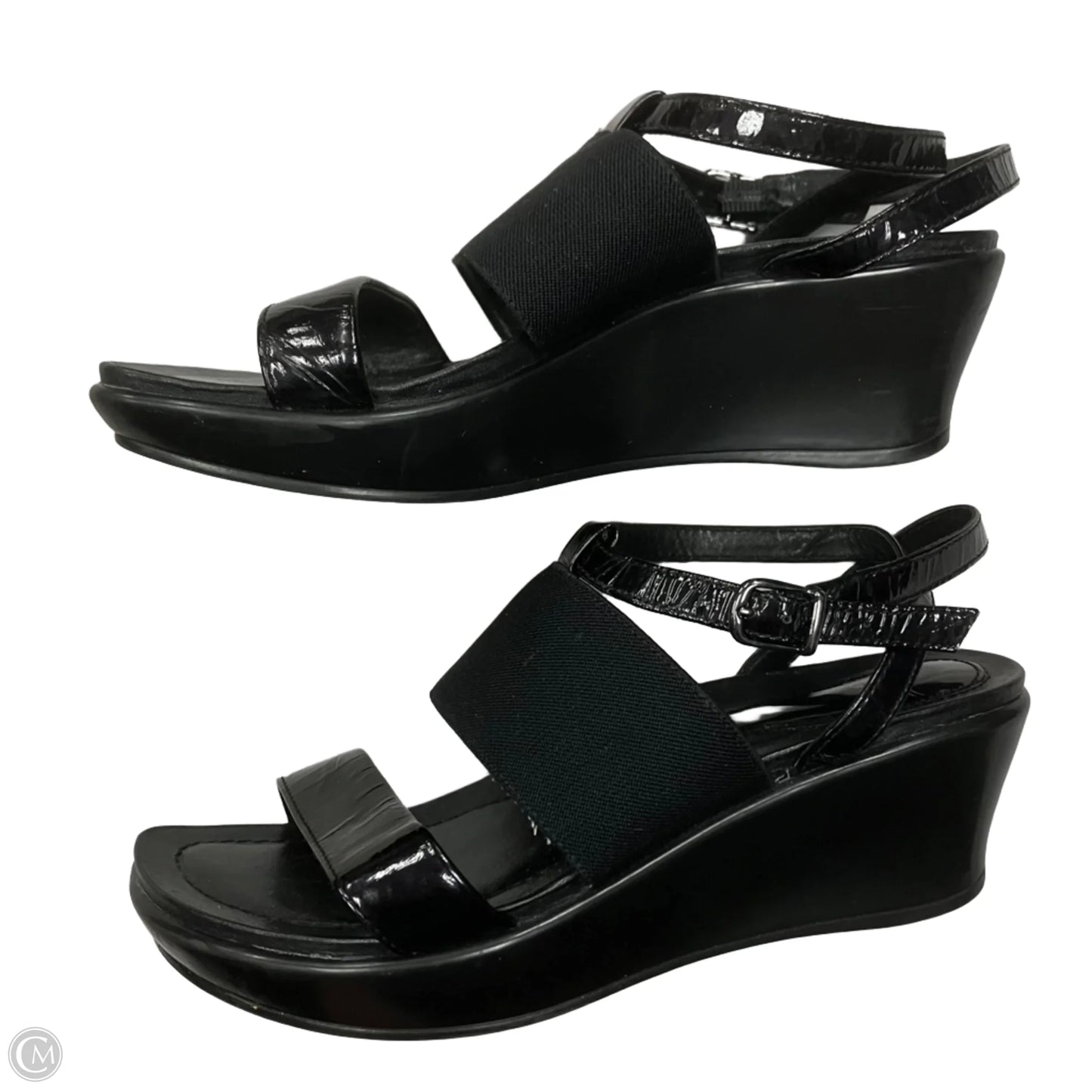 Sandals Heels Platform By Dansko In Black, Size: 6.5