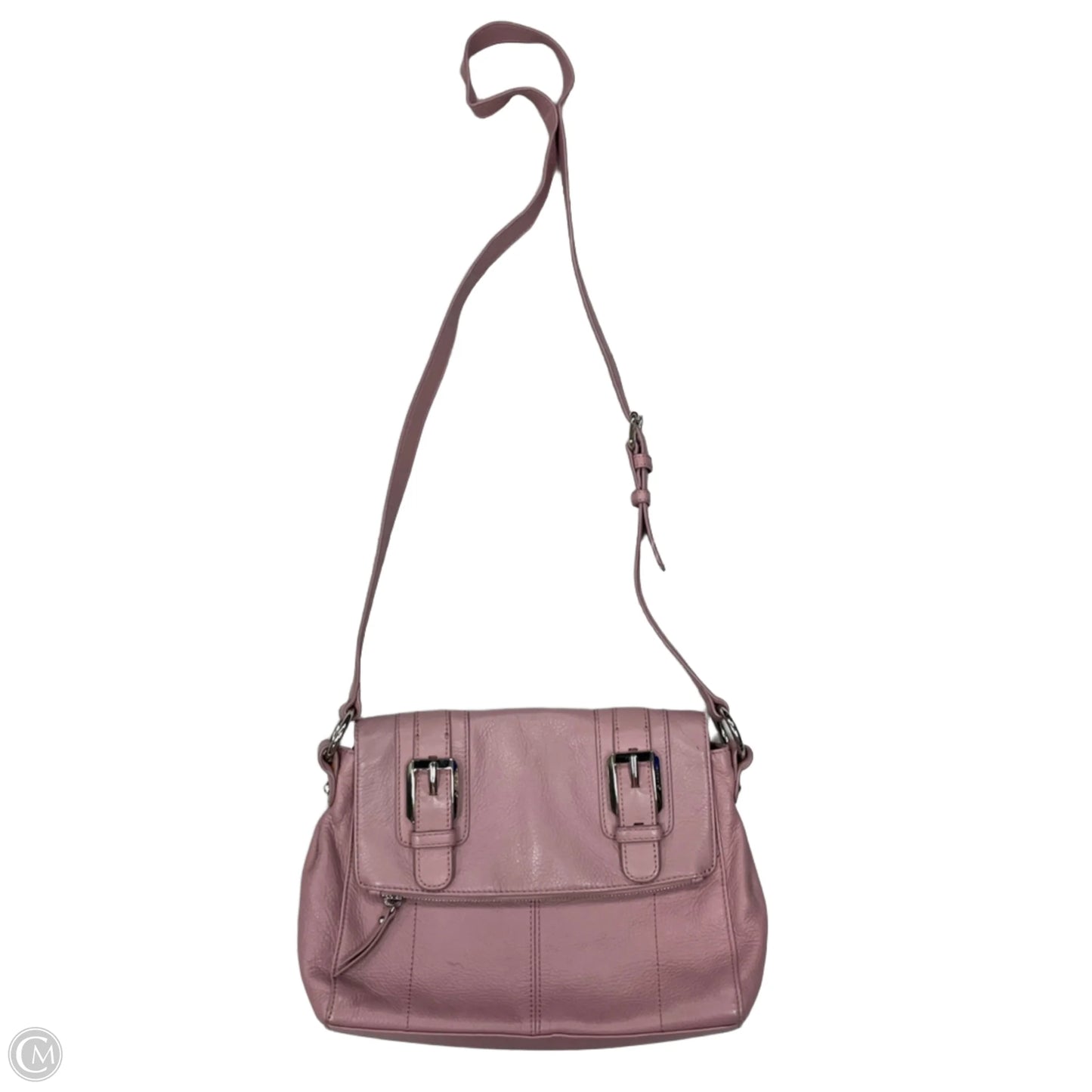 Crossbody Leather By B. Makowsky, Size: Medium