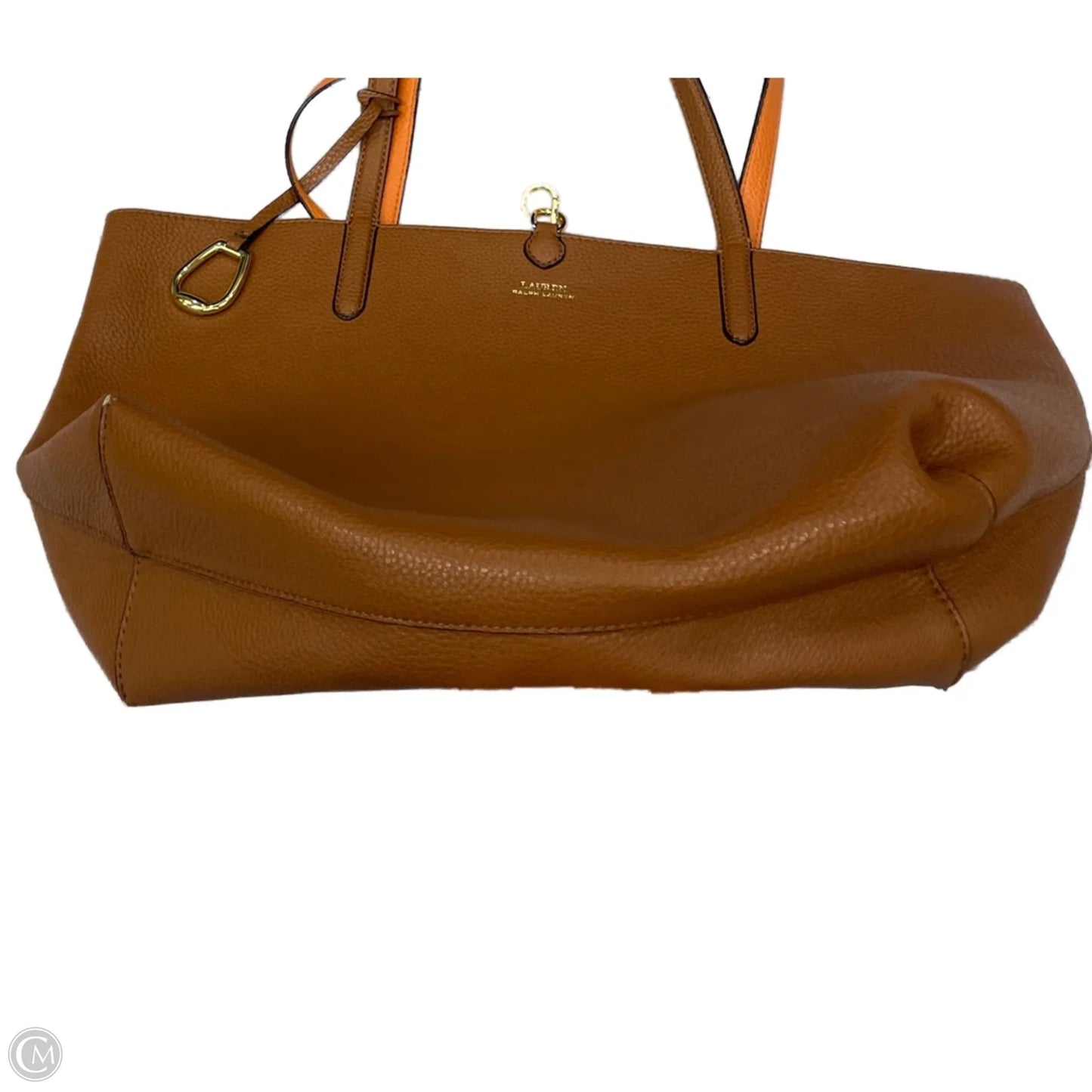 Tote Leather By Lauren By Ralph Lauren, Size: Medium