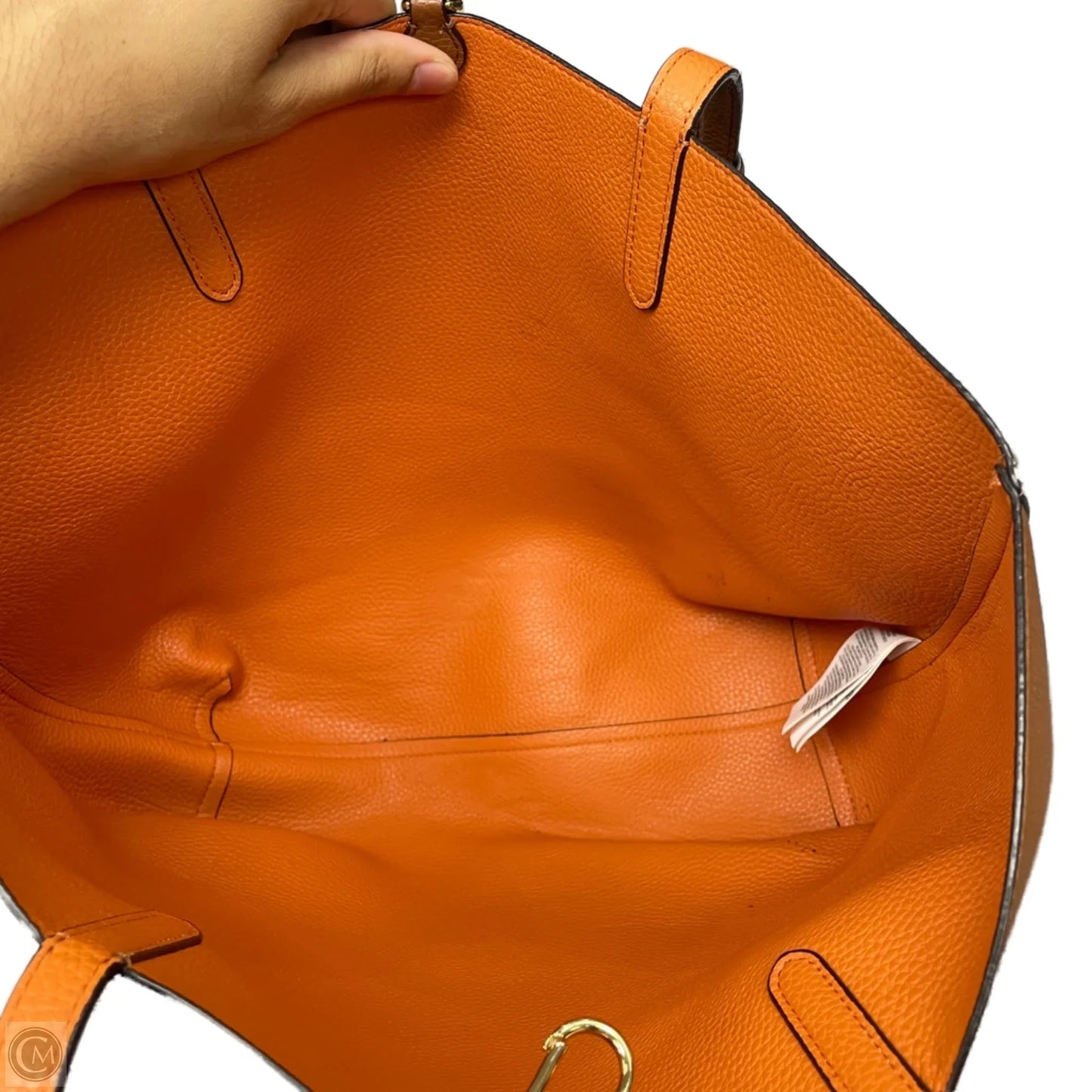 Tote Leather By Lauren By Ralph Lauren, Size: Medium