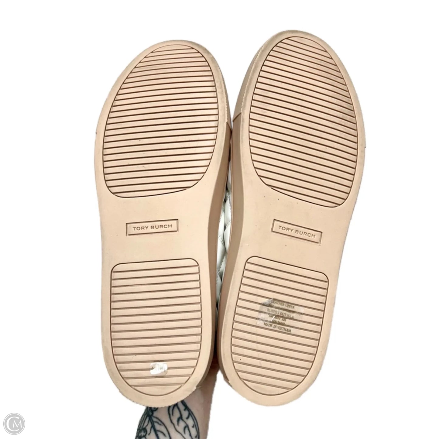 Shoes Designer By Tory Burch In Cream & White, Size: 9