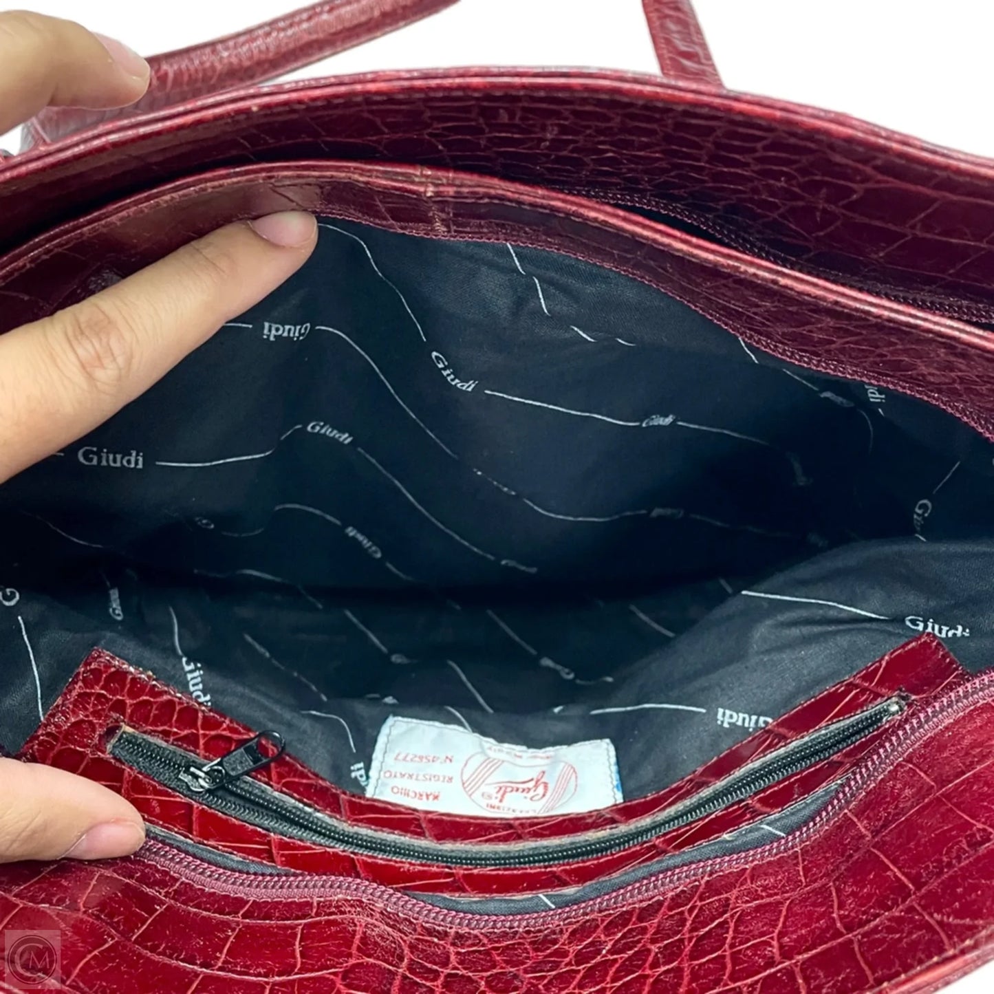 Handbag By Guidi, Size: Medium
