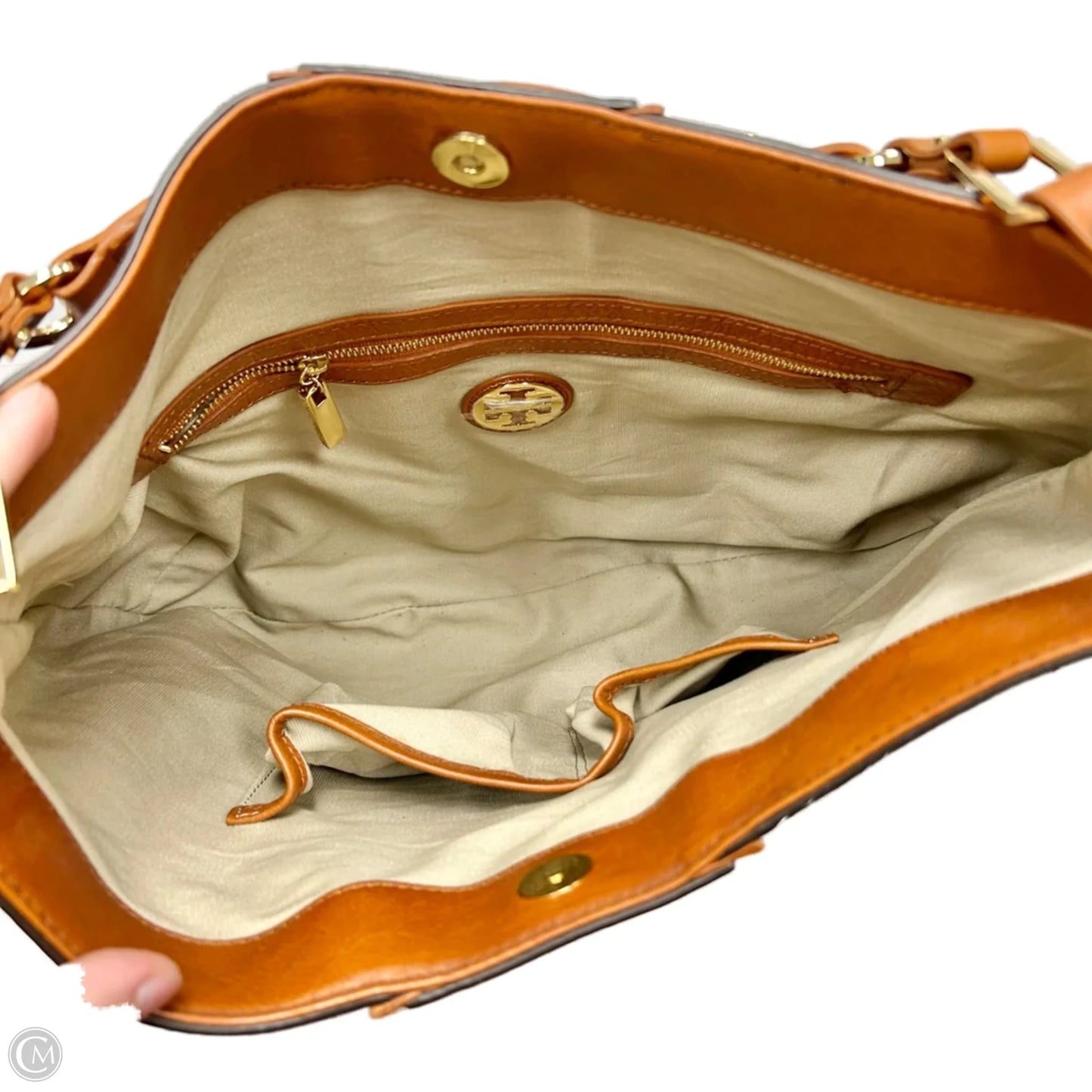 Handbag Designer By Tory Burch, Size: Medium