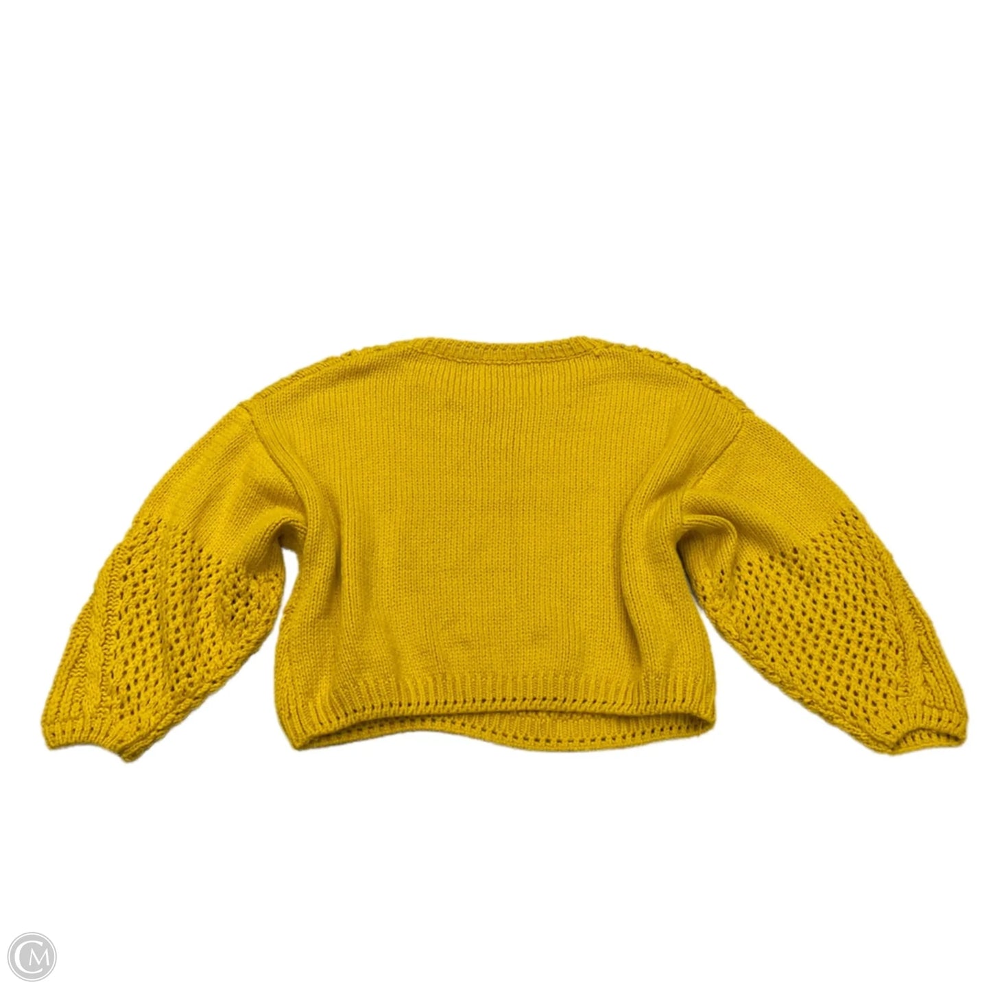 Sweater By Ebby And I In Yellow, Size: Xs