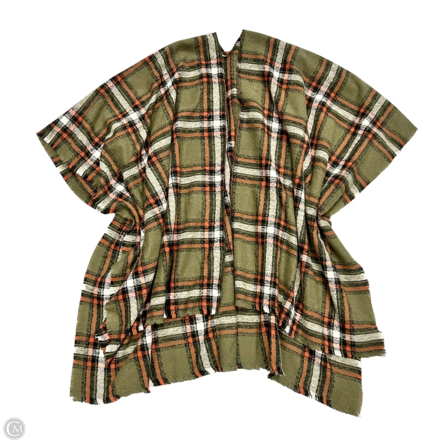 Shawl By Old Navy In Green & Orange, Size: Osfm