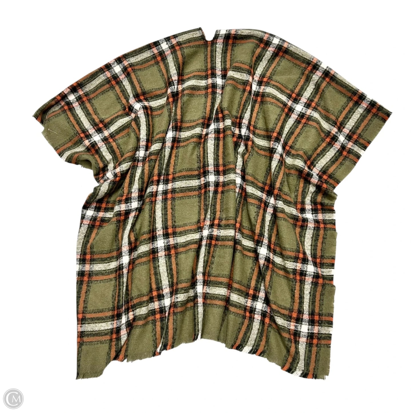 Shawl By Old Navy In Green & Orange, Size: Osfm