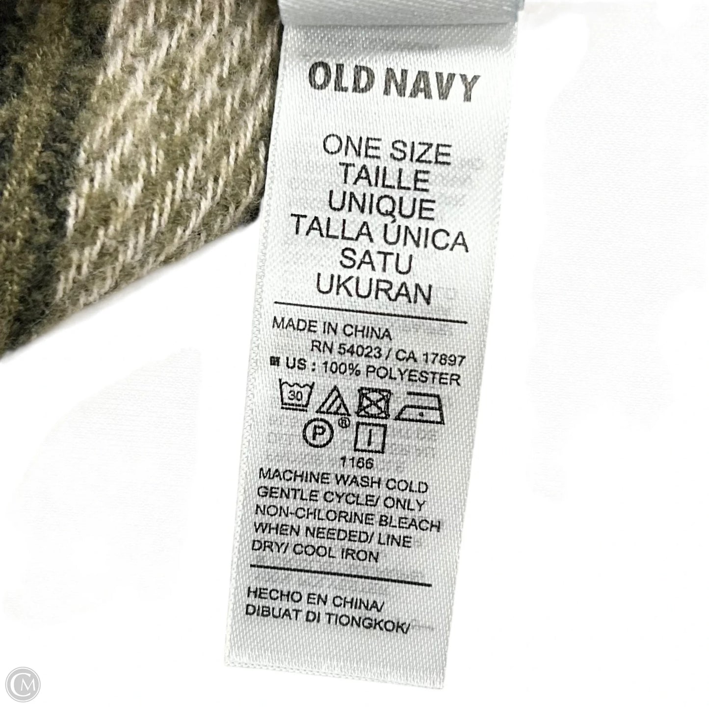 Shawl By Old Navy In Green & Orange, Size: Osfm
