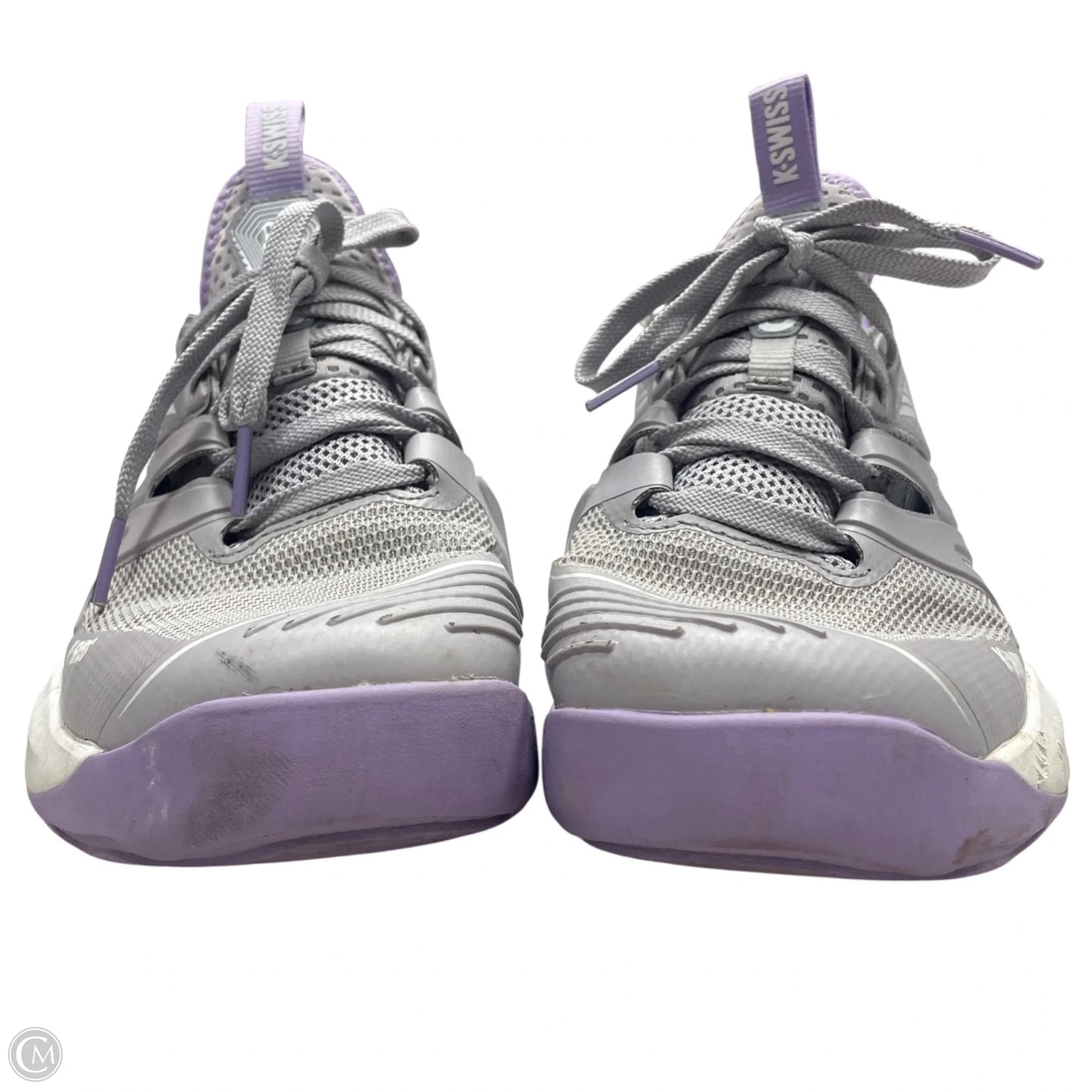 Shoes Athletic By K Swiss In Grey & Purple, Size: 11