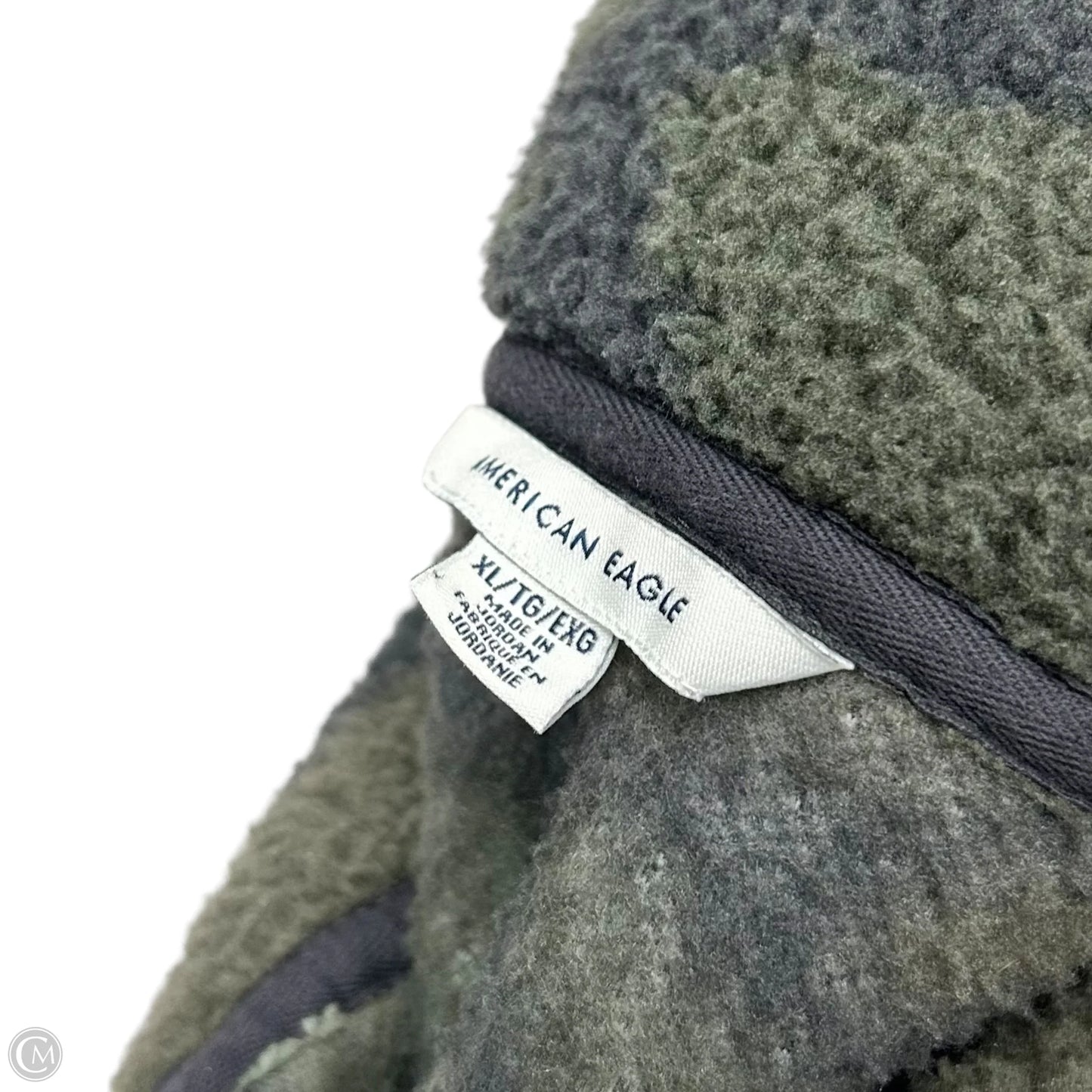 Jacket Faux Fur & Sherpa By American Eagle In Camouflage Print, Size: Xl