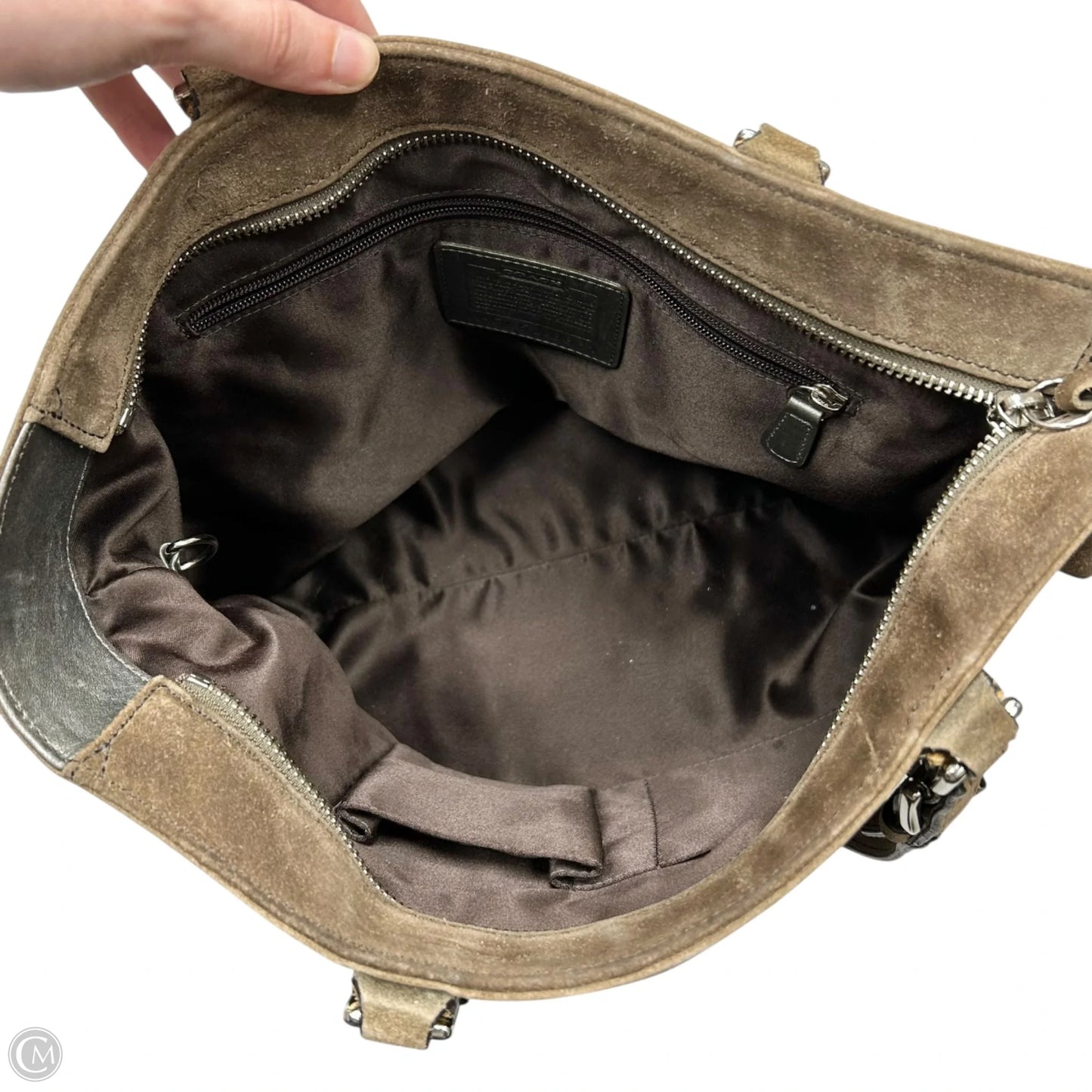 Handbag Designer By Coach, Size: Small