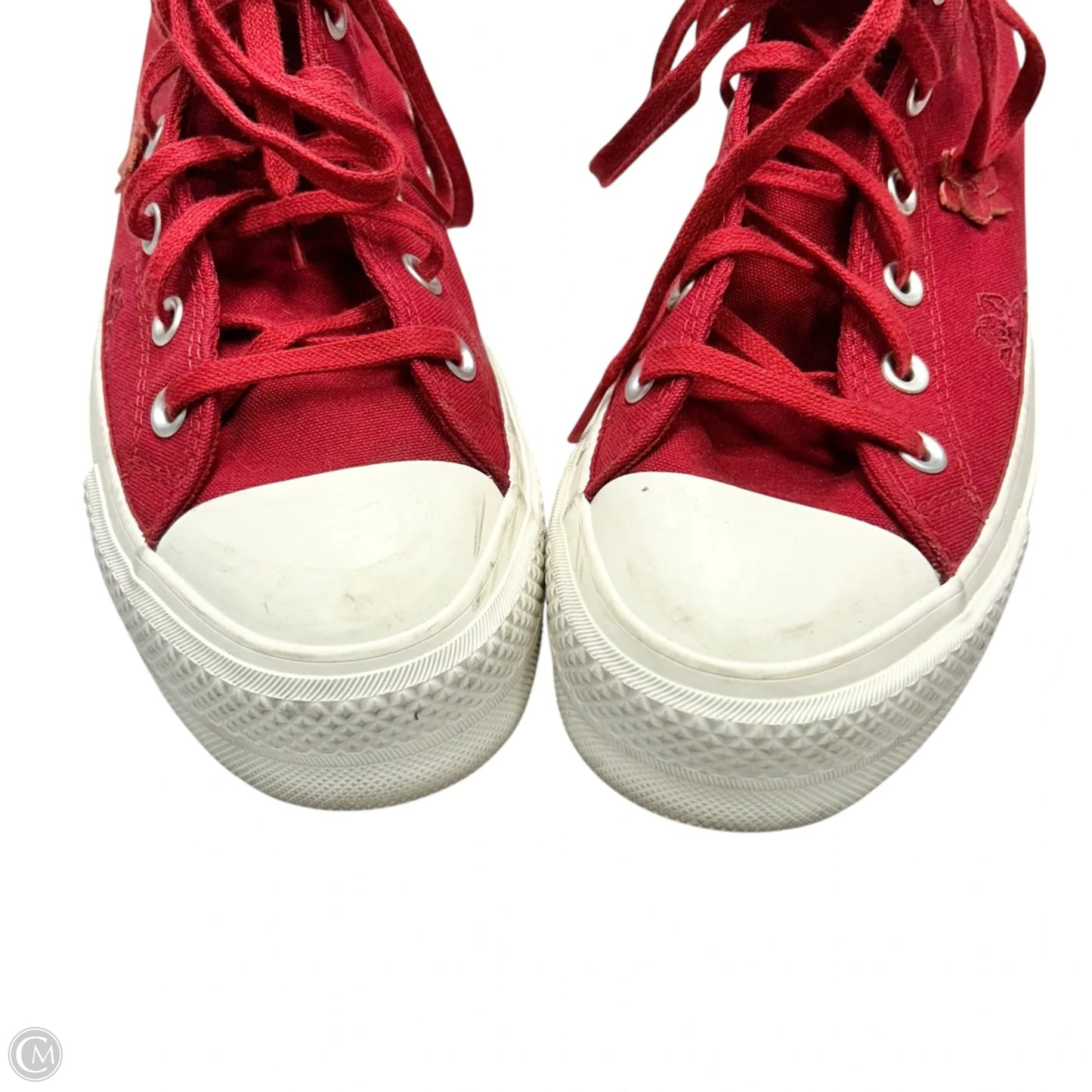 Shoes Flats By Converse In Red, Size: 9.5