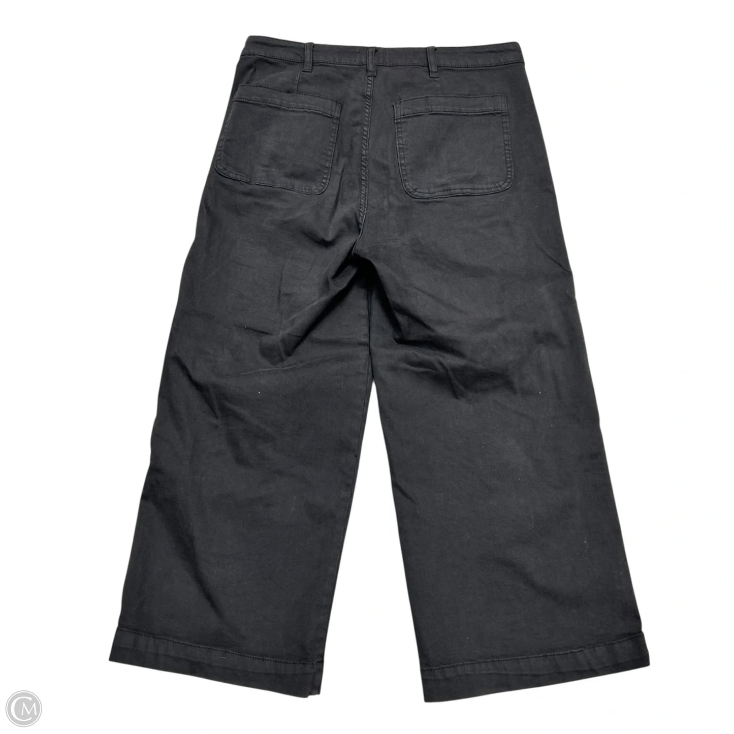 Jeans Wide Leg By Oat In Black Denim, Size: 10
