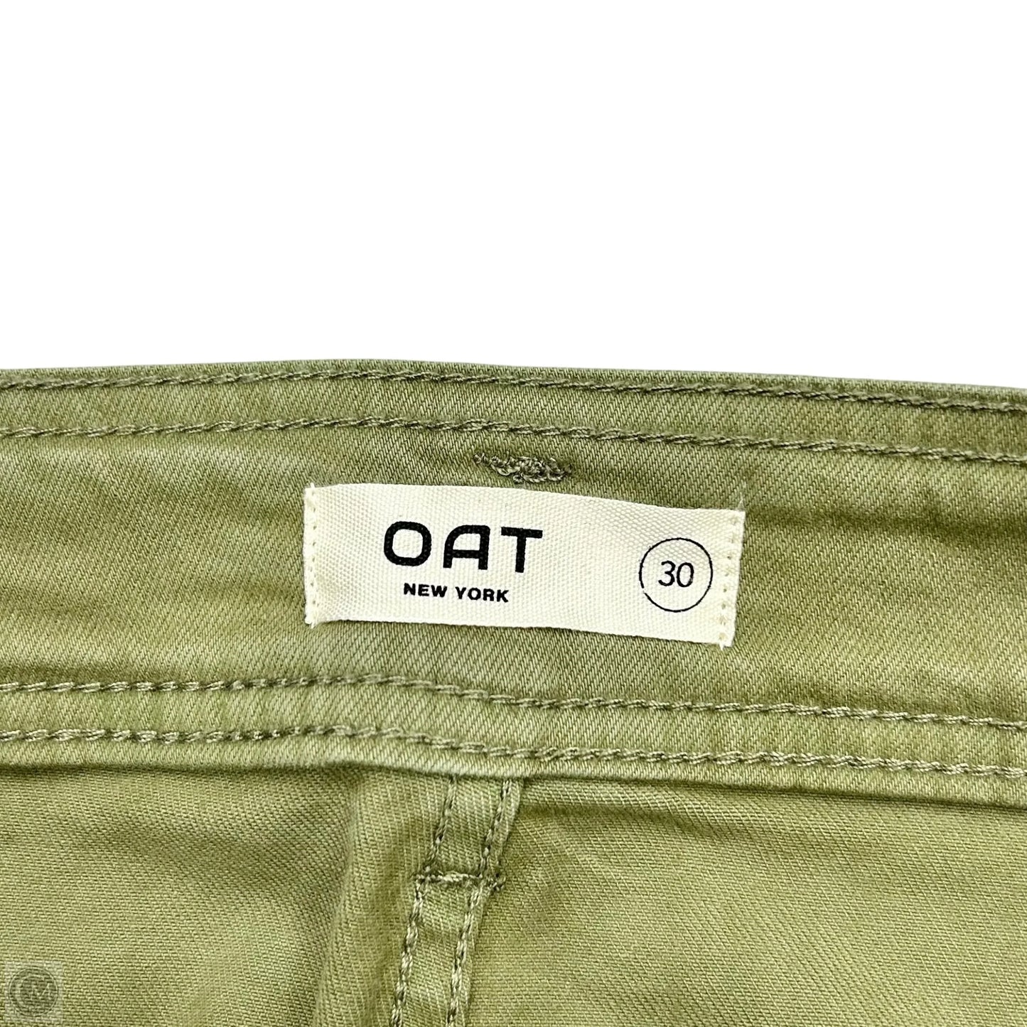 Jeans Wide Leg By Oat In Green Denim, Size: 10