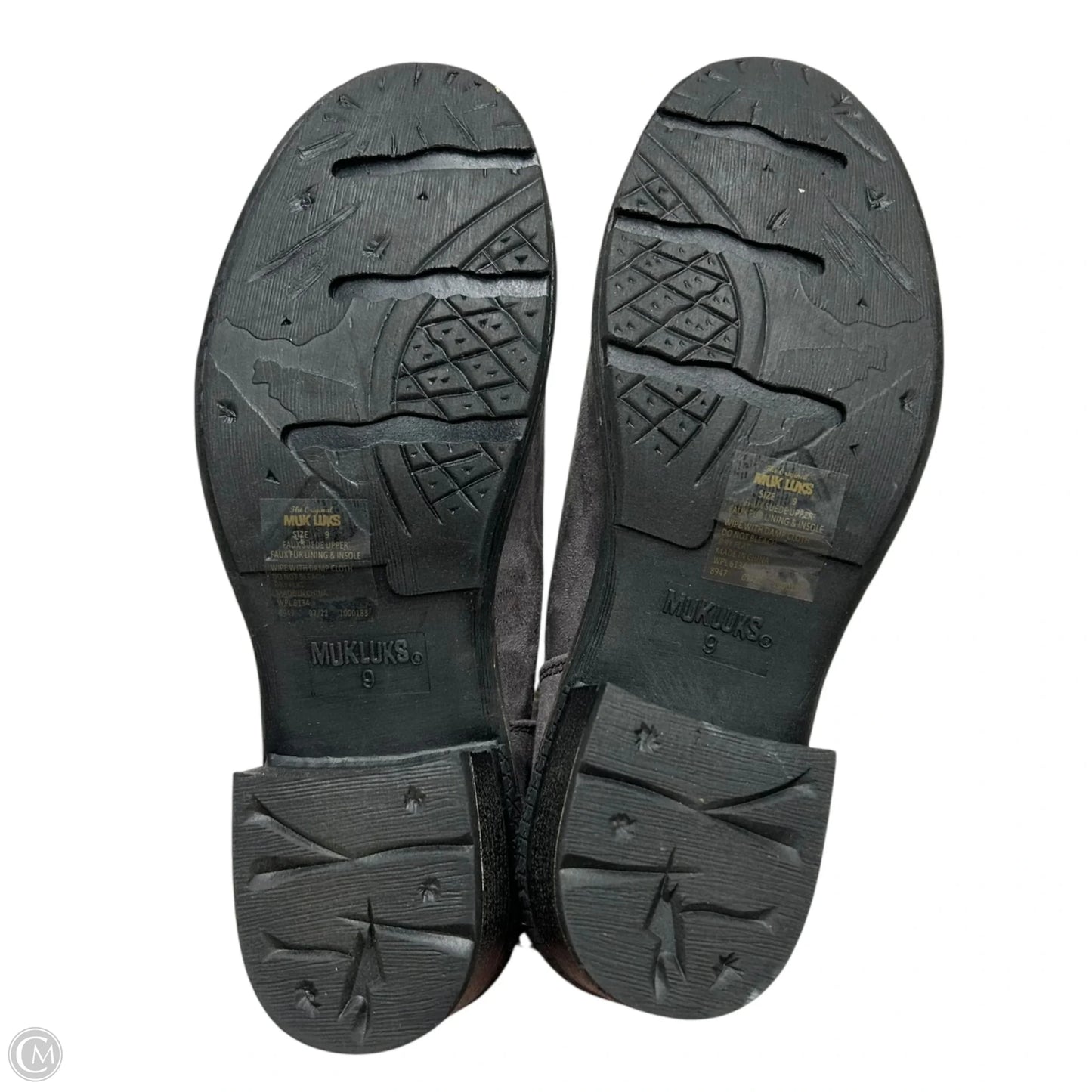 Boots Mid-calf Heels By Muk Luks In Grey, Size: 8