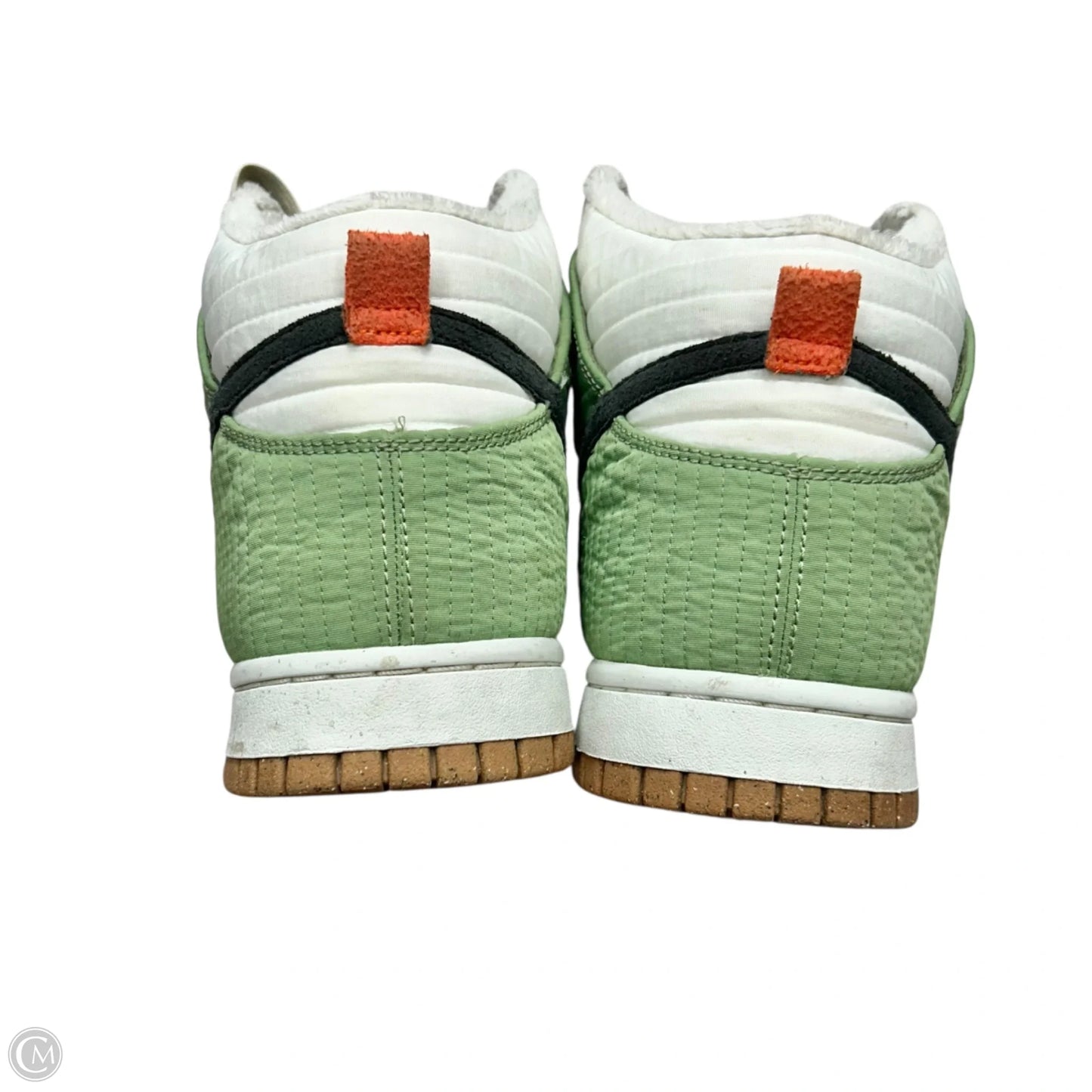 Shoes Sneakers By Nike In Brown & Green, Size: 10