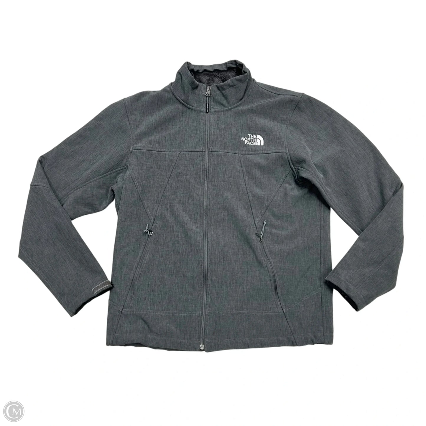 Coat Raincoat By The North Face In Grey, Size: L