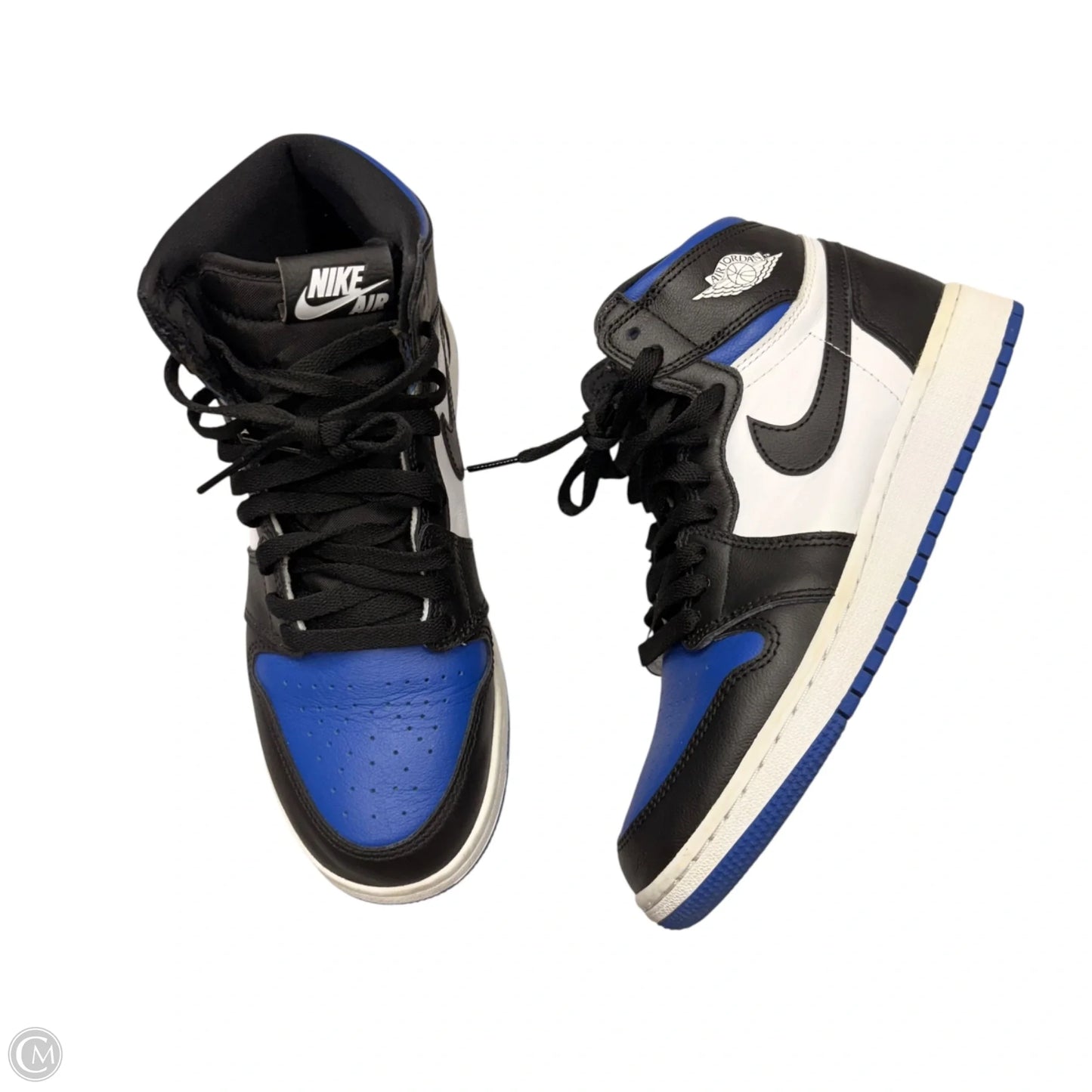 Shoes Sneakers By Nike In Black & Blue, Size: 8.5