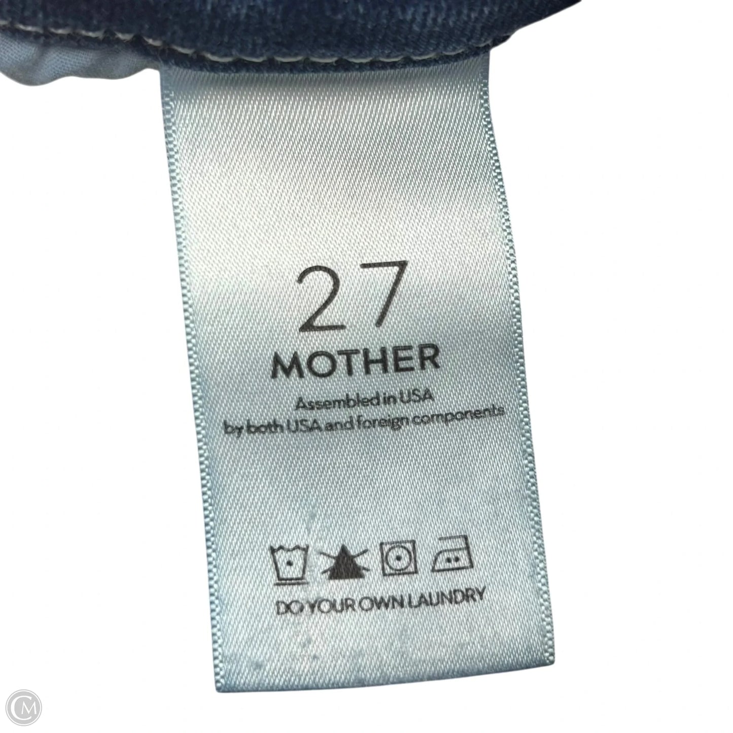 Jeans Skinny By Mother In Blue Denim, Size: 4