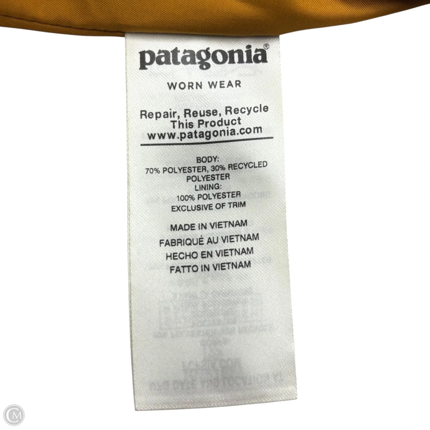 Vest Faux Fur & Sherpa By Patagonia In Yellow, Size: M