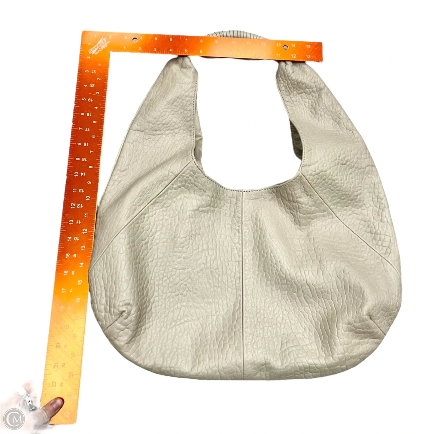 Handbag Leather By Anthropologie, Size: Large