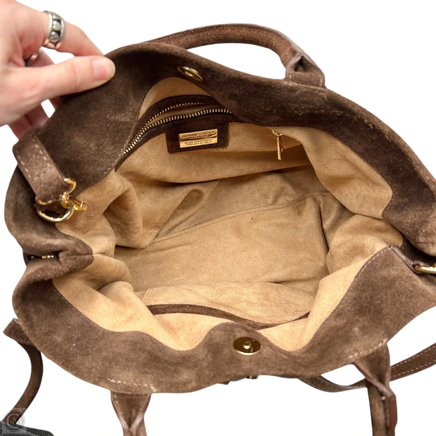 Crossbody Leather, Size: Large