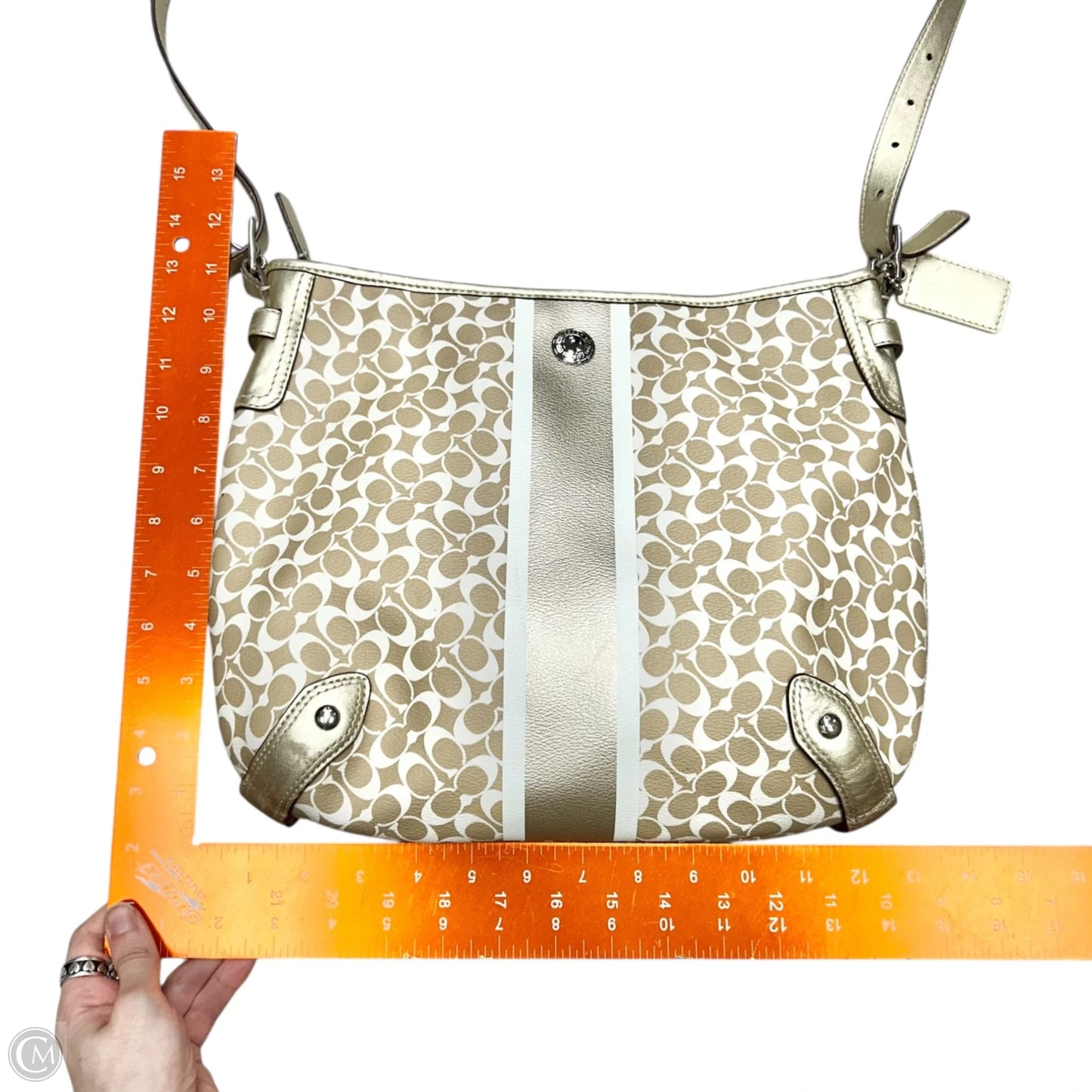 Crossbody Designer By Coach, Size: Medium