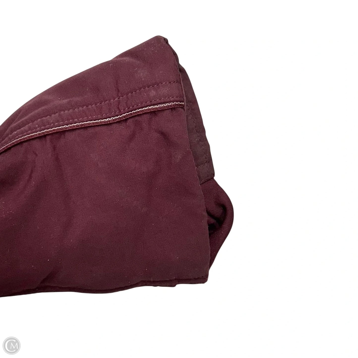 Athletic Jacket By Lululemon In Maroon, Size: L