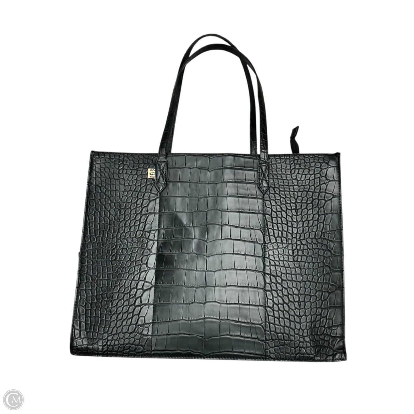 Tote Leather By Beis, Size: Large