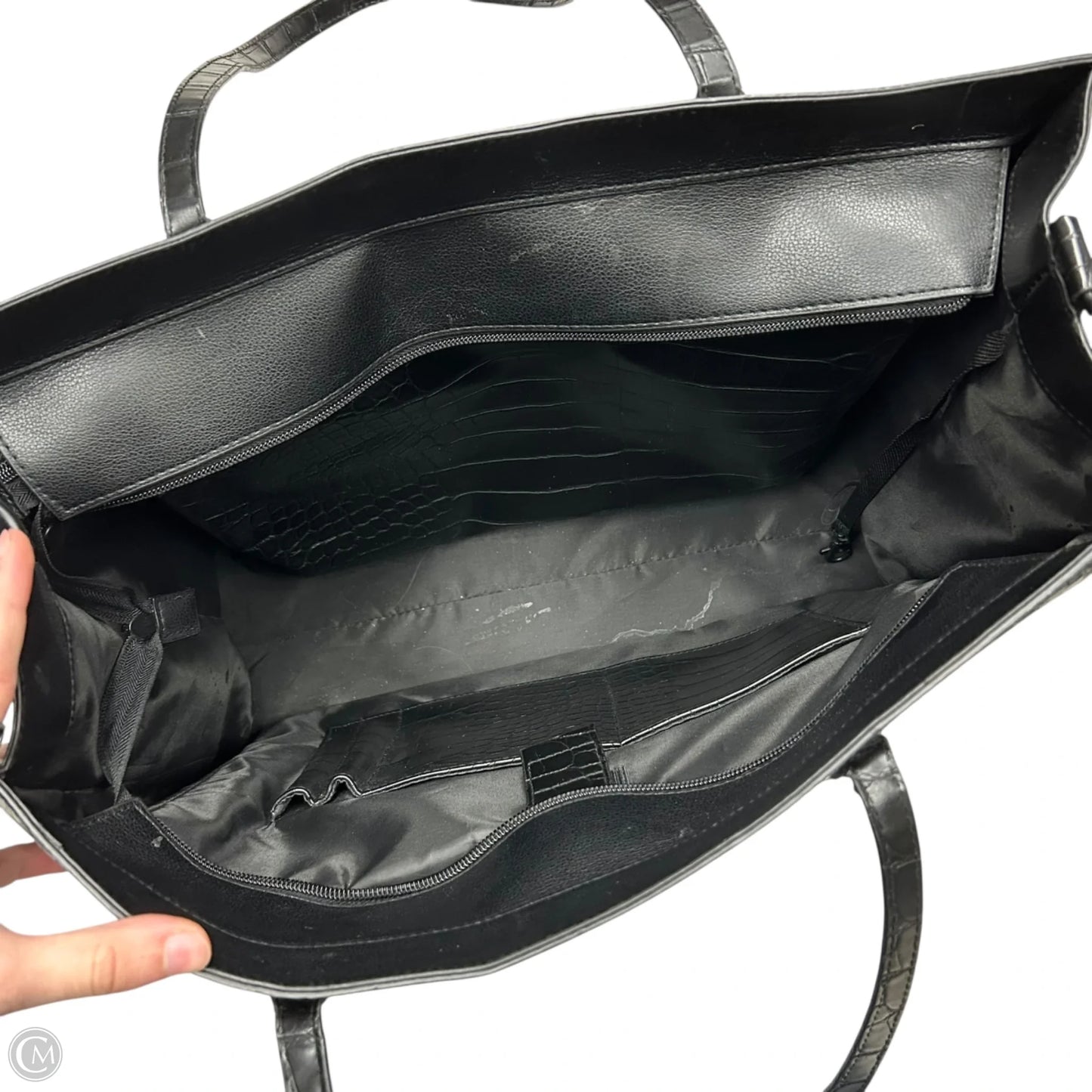 Tote Leather By Beis, Size: Large