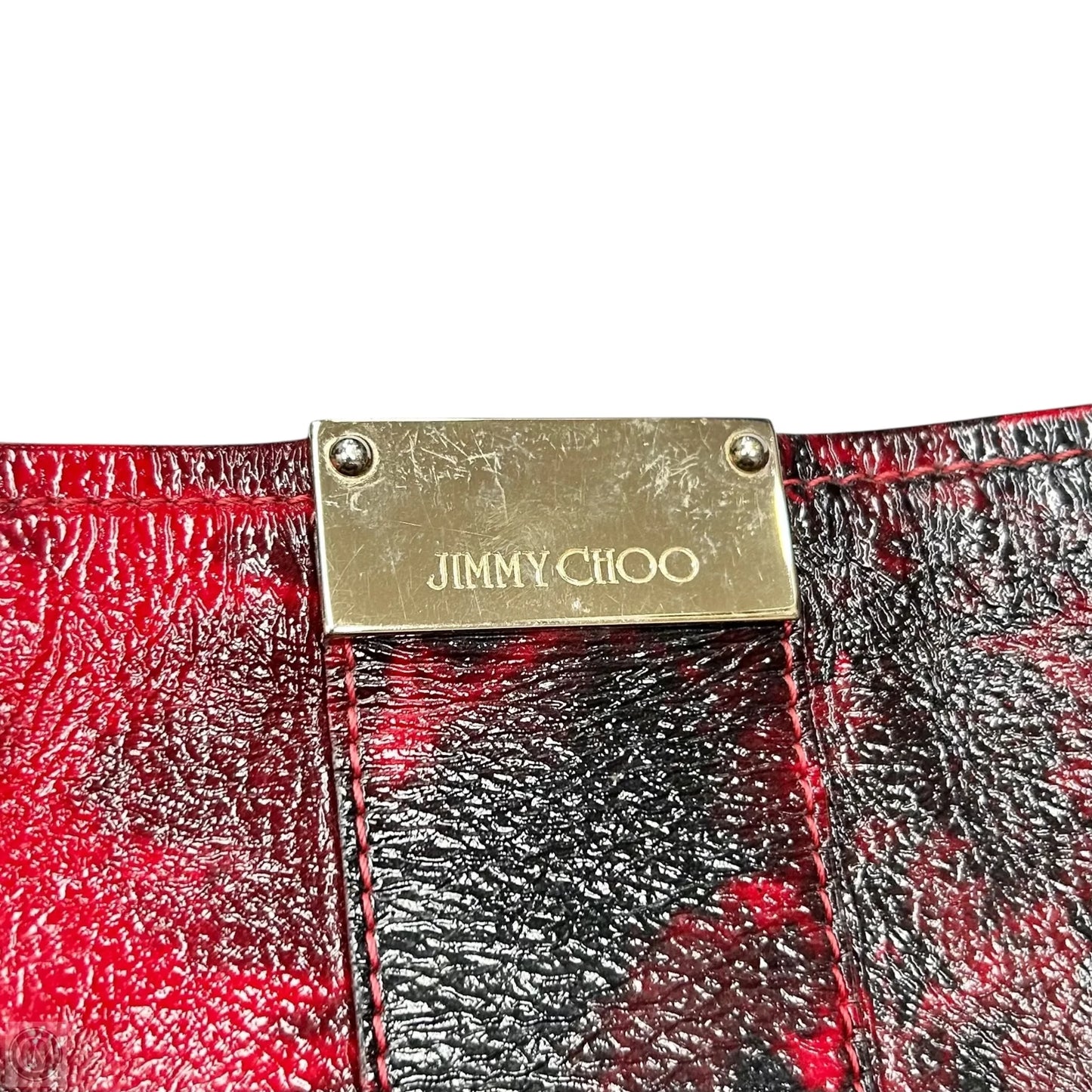 Clutch Luxury Designer By Jimmy Choo, Size: Large