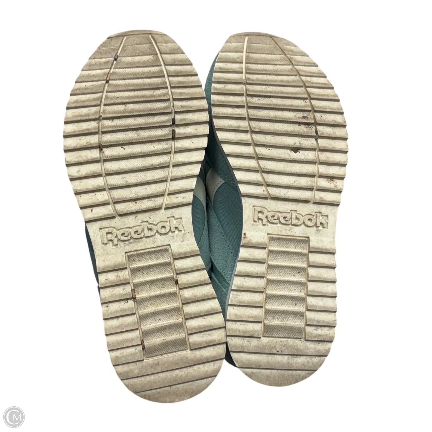 Shoes Sneakers By Reebok In Green & White, Size: 7