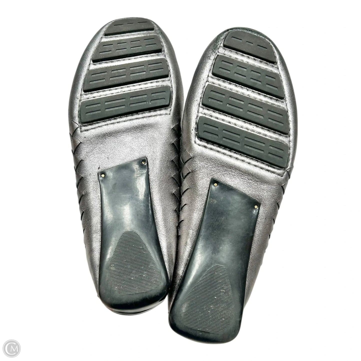 Shoes Flats By Robert Zur In Silver, Size: 8.5