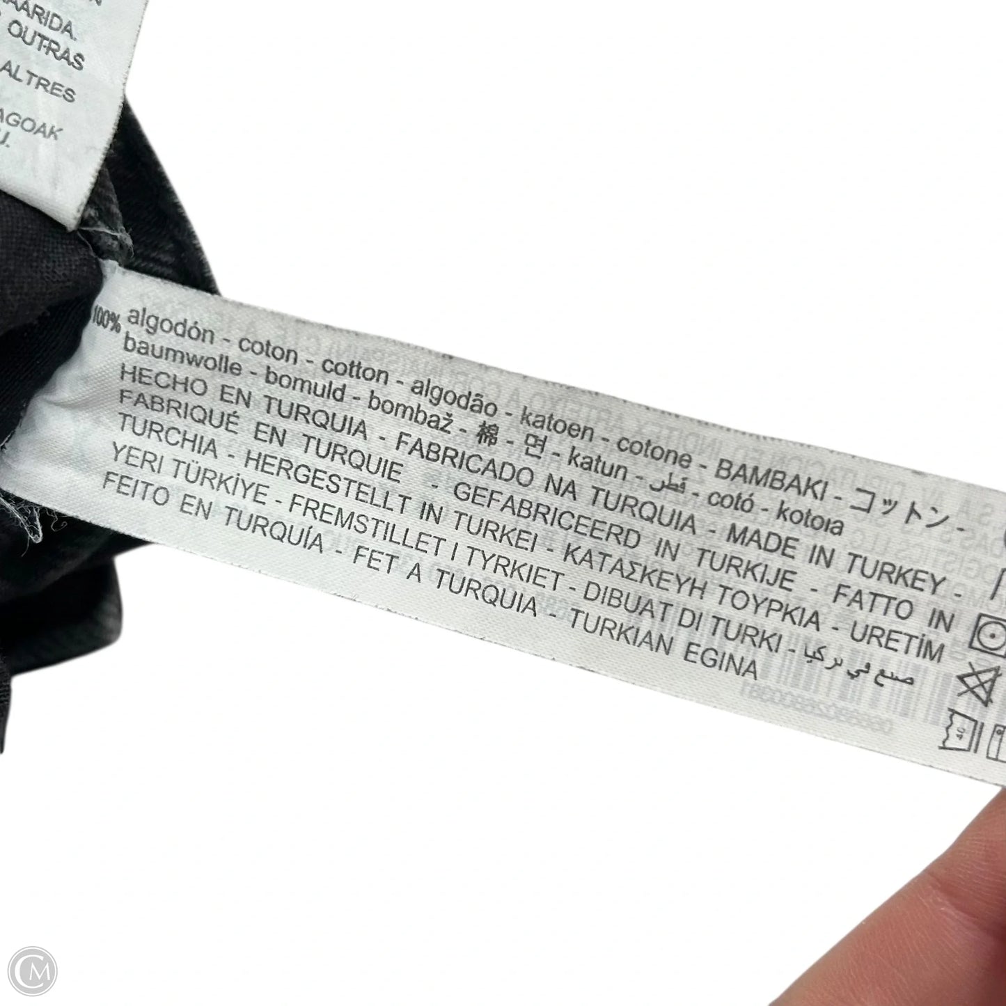 Jeans Straight By Zara In Black Denim, Size: 6