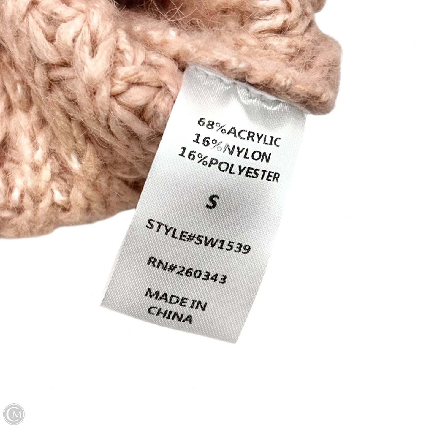 Sweater By Sweet Lovely In Mauve, Size: S