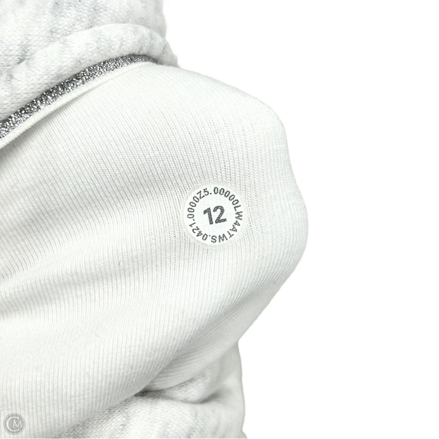 Athletic Jacket By Lululemon In Grey, Size: L