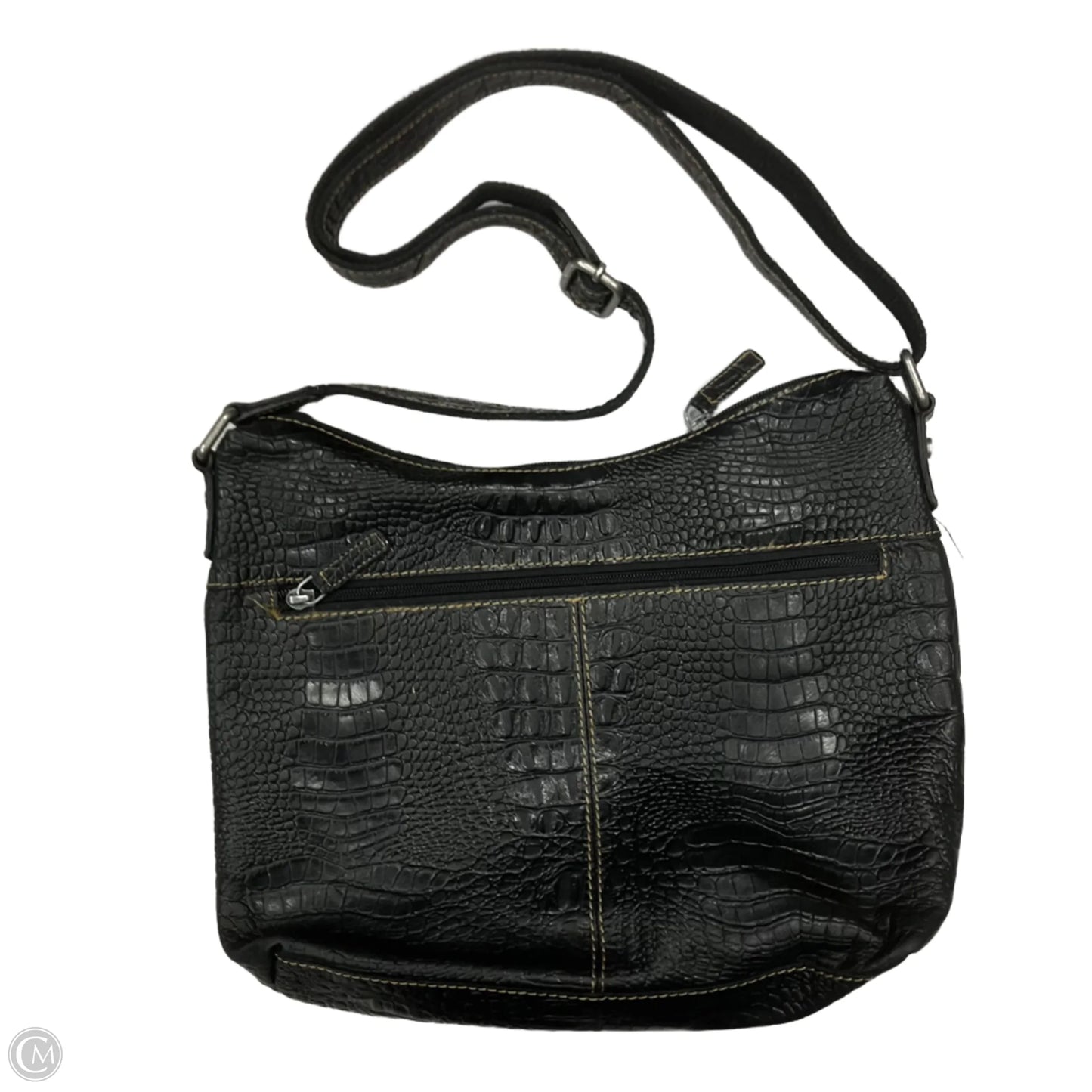 Crossbody Leather By Jack Georges, Size: Medium