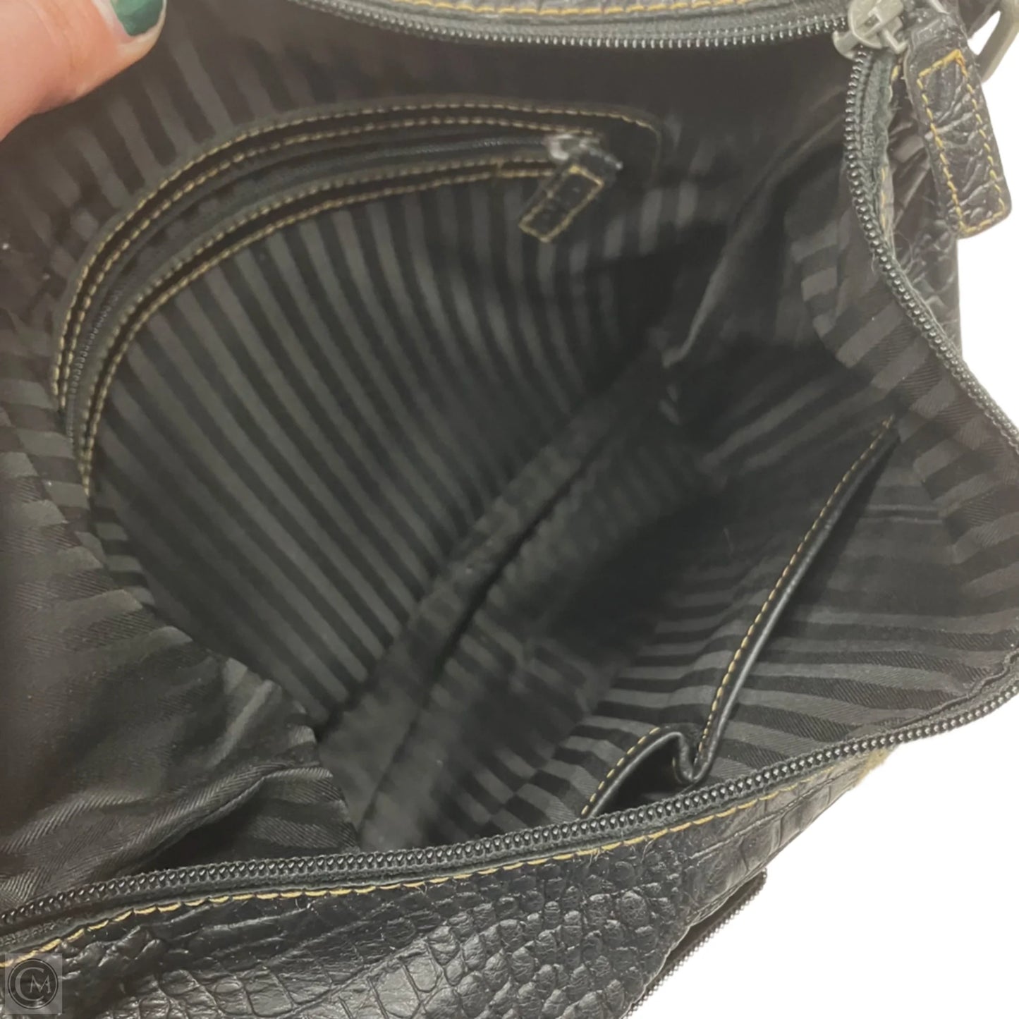 Crossbody Leather By Jack Georges, Size: Medium