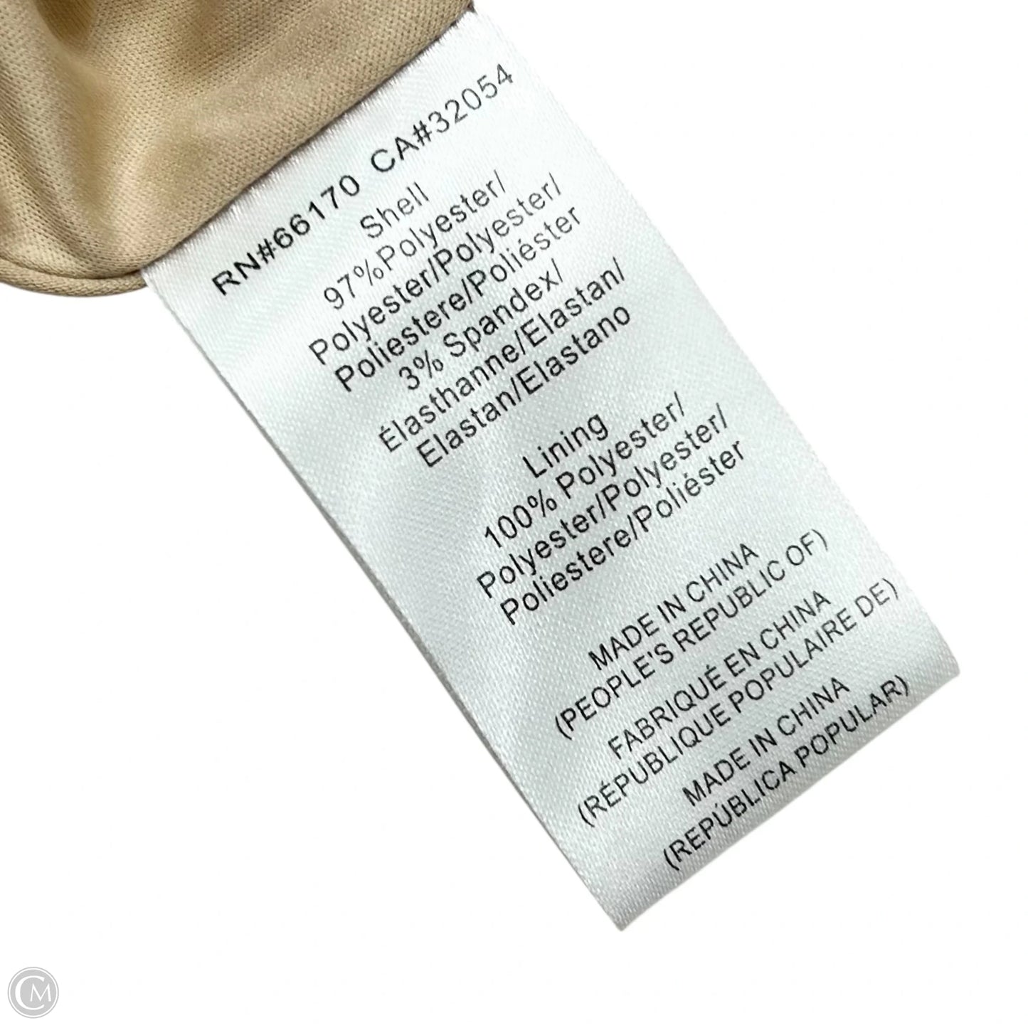 Dress Casual Maxi By Hutch In Tan & Black, Size: M